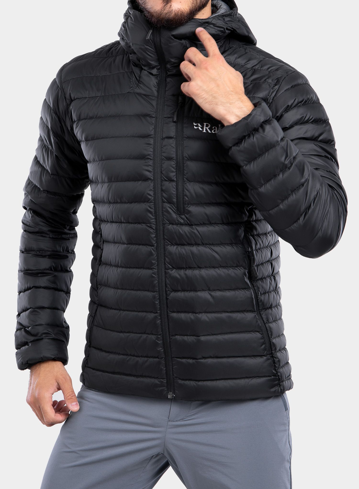 Puhovka Rab Microlight Alpine Jacket - black