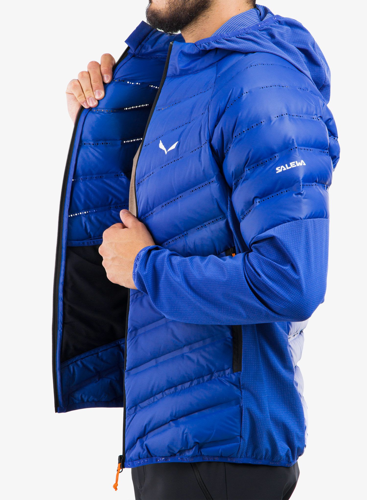 Puhovka Salewa Agner Hybrid RDS DWN Jacket - electric