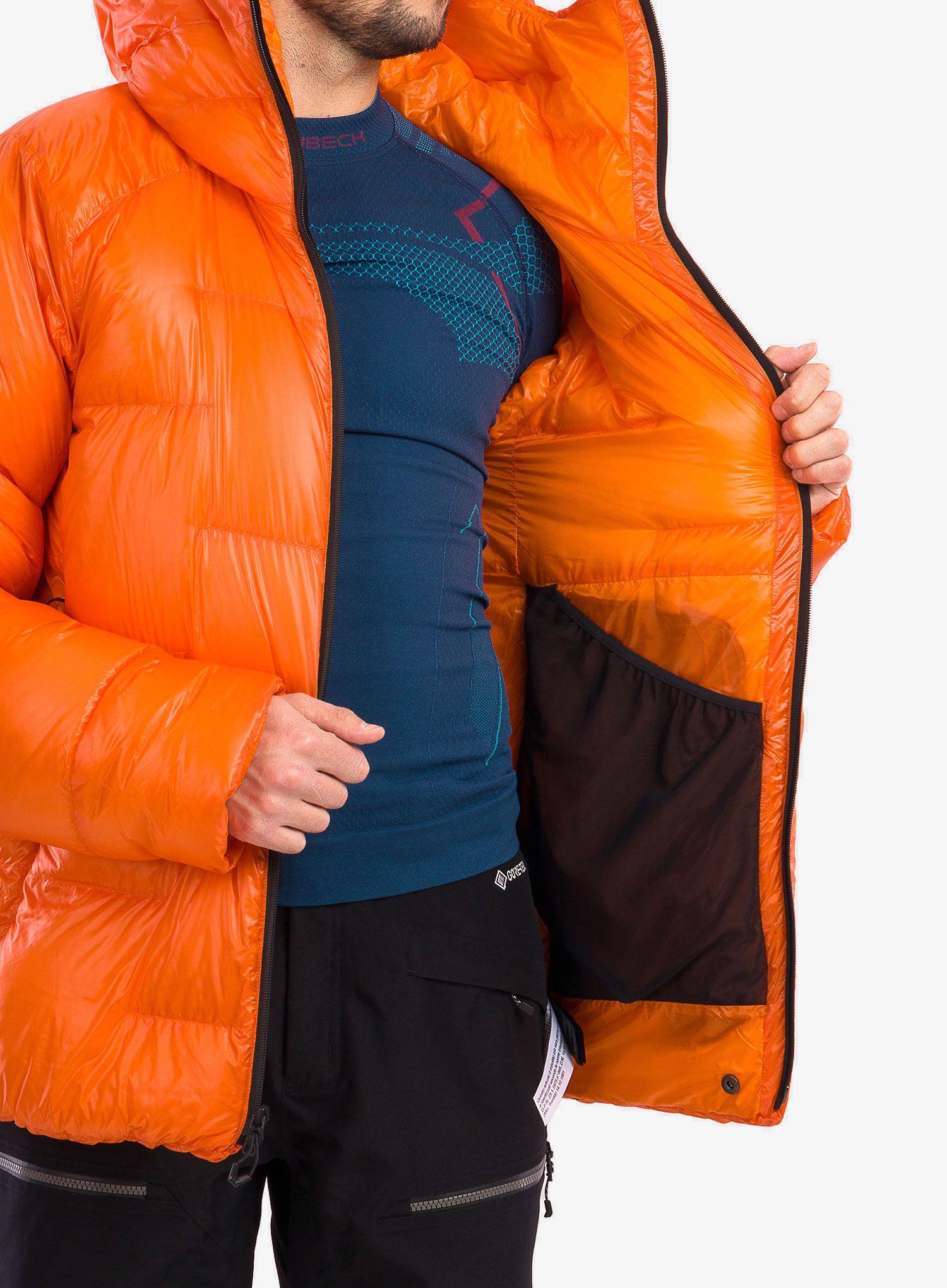 Puhovka The North Face Summit L6 Cloud Down Parka - red orange