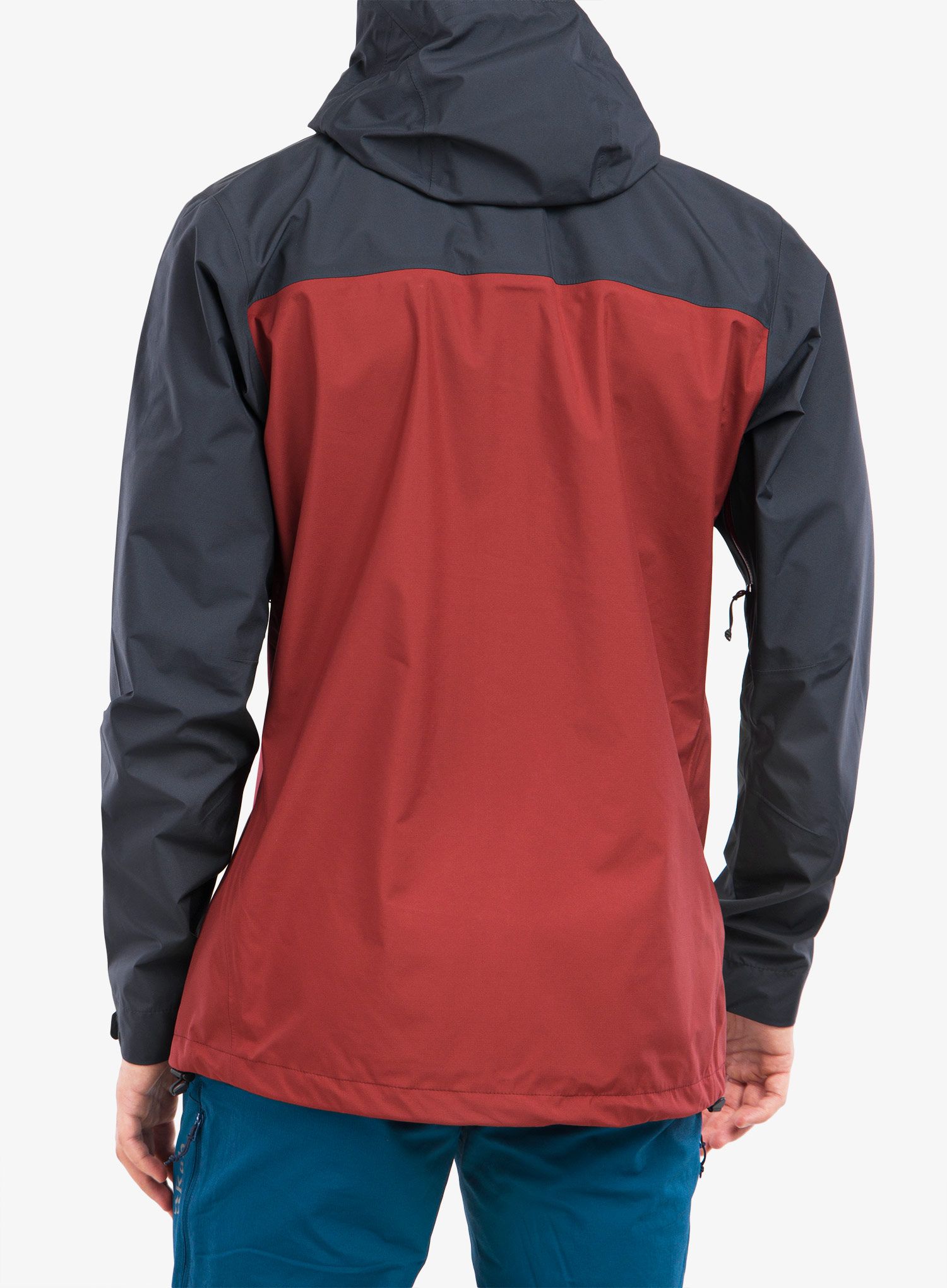 Moška jakna Rab Arc Eco Jacket - beluga/oxblood red