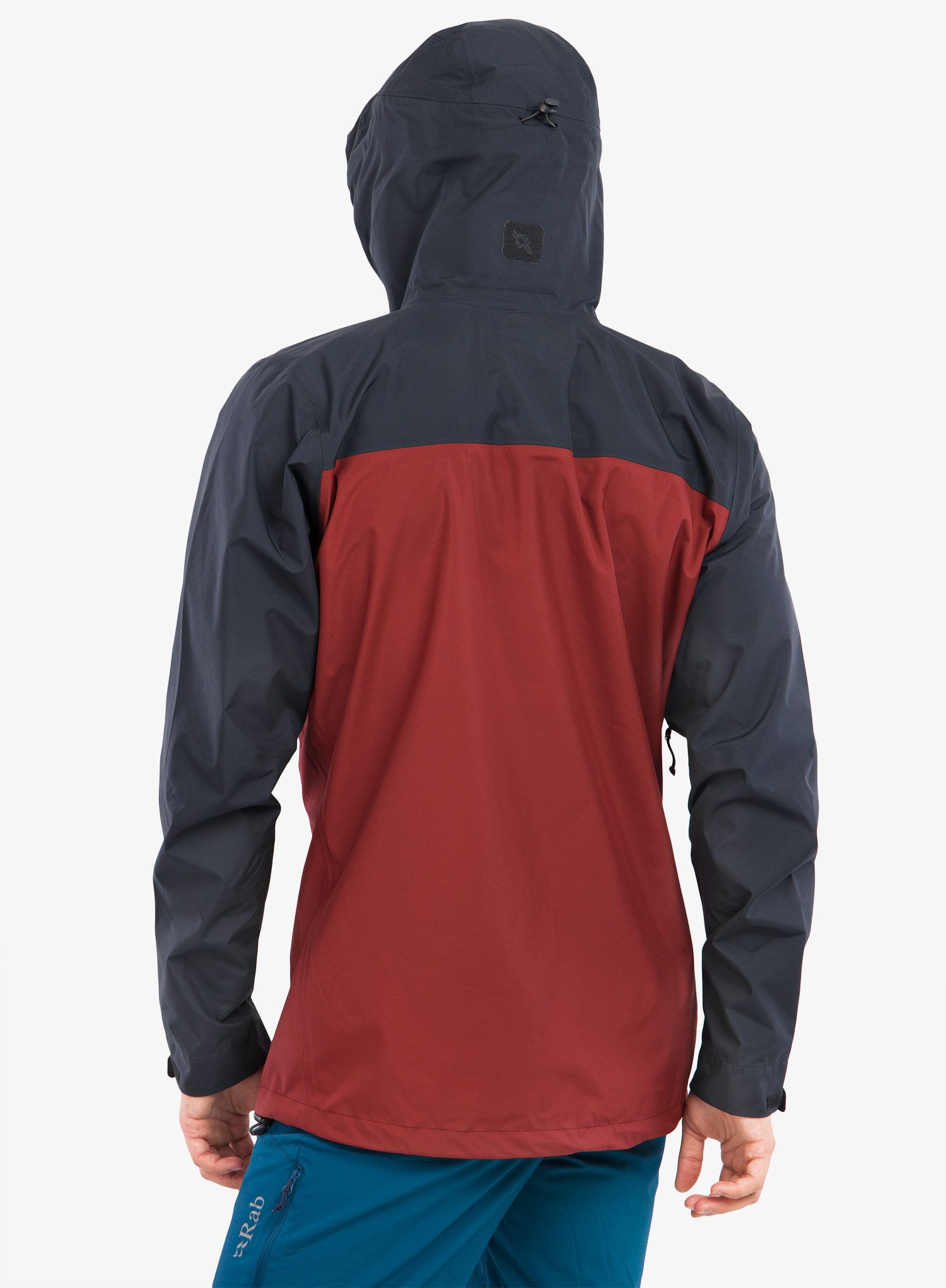 Moška jakna Rab Arc Eco Jacket - beluga/oxblood red