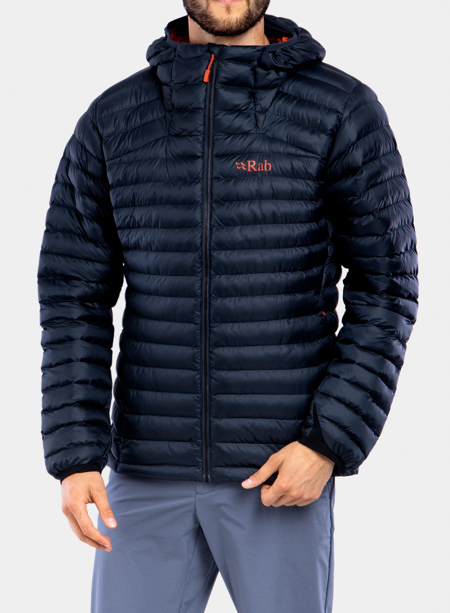 Moška jakna Rab Cirrus Alpine Jacket - beluga