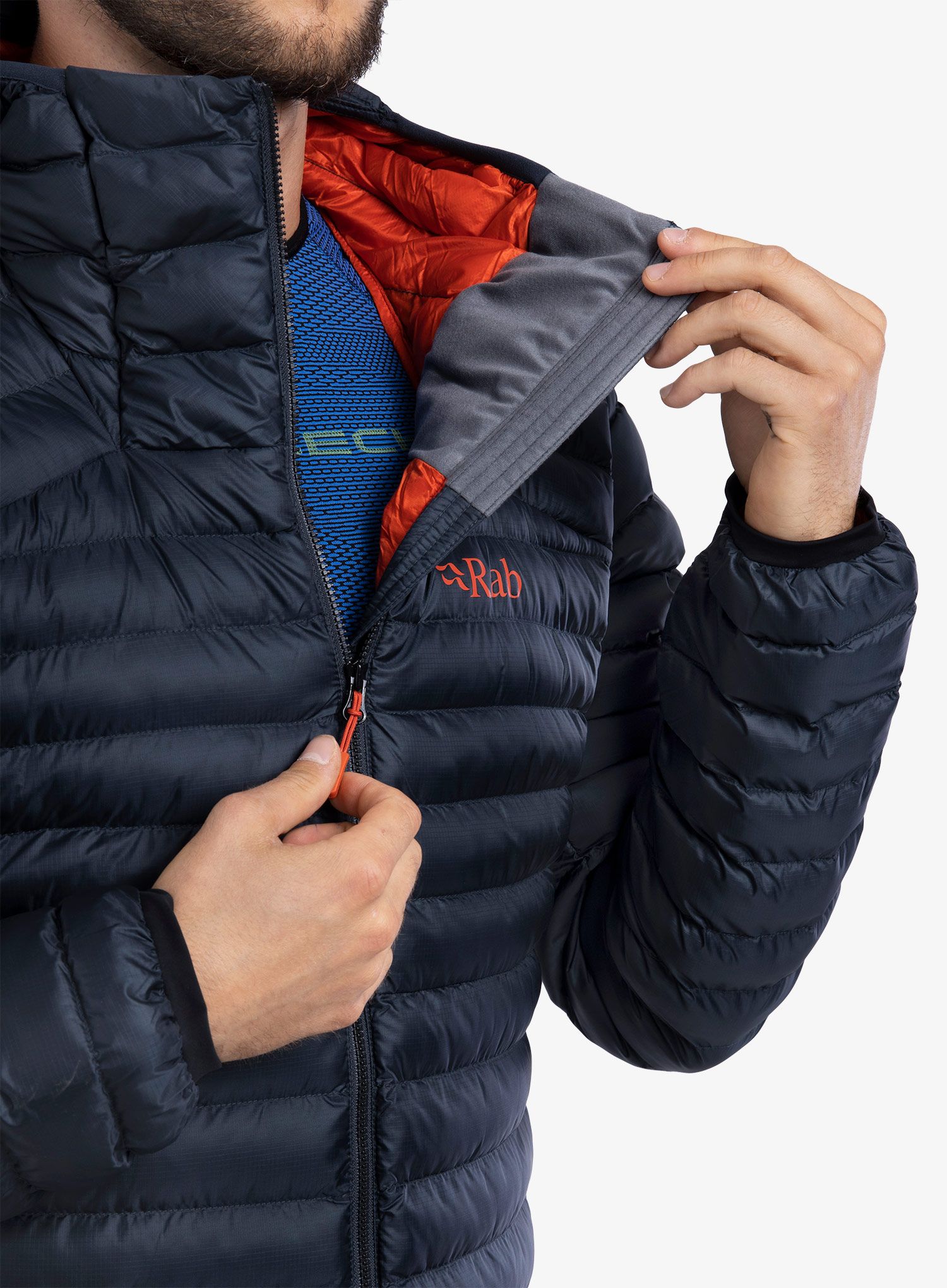 Moška jakna Rab Cirrus Alpine Jacket - beluga