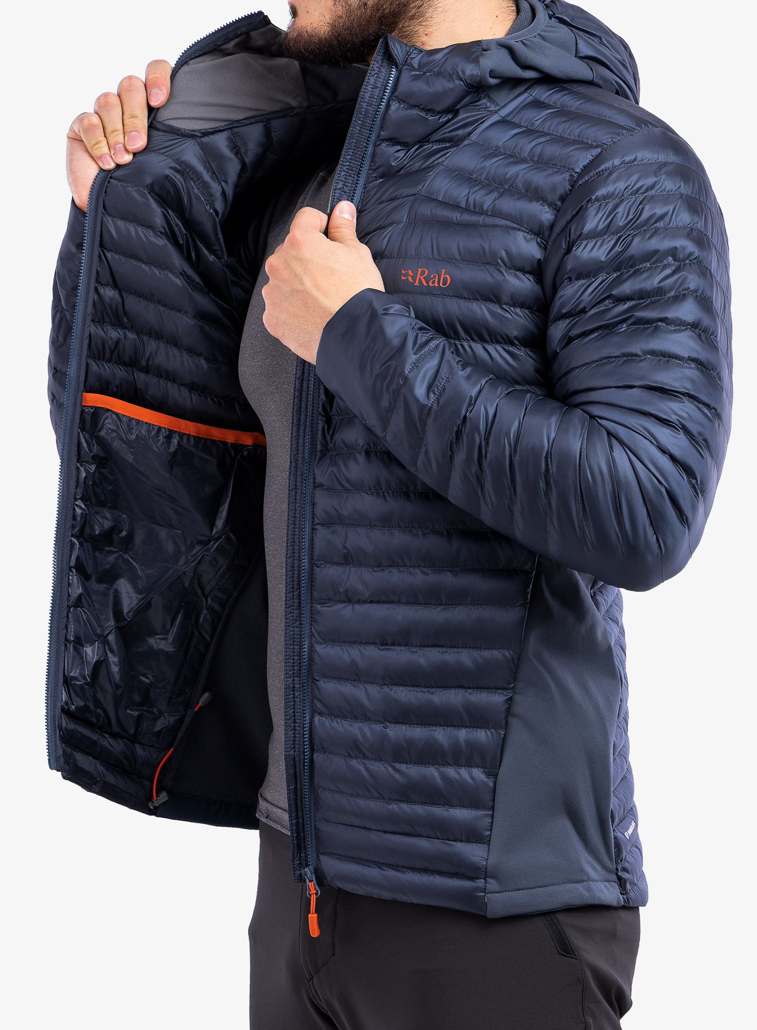 Moška jakna Rab Cirrus Flex 2.0 Hoody - steel