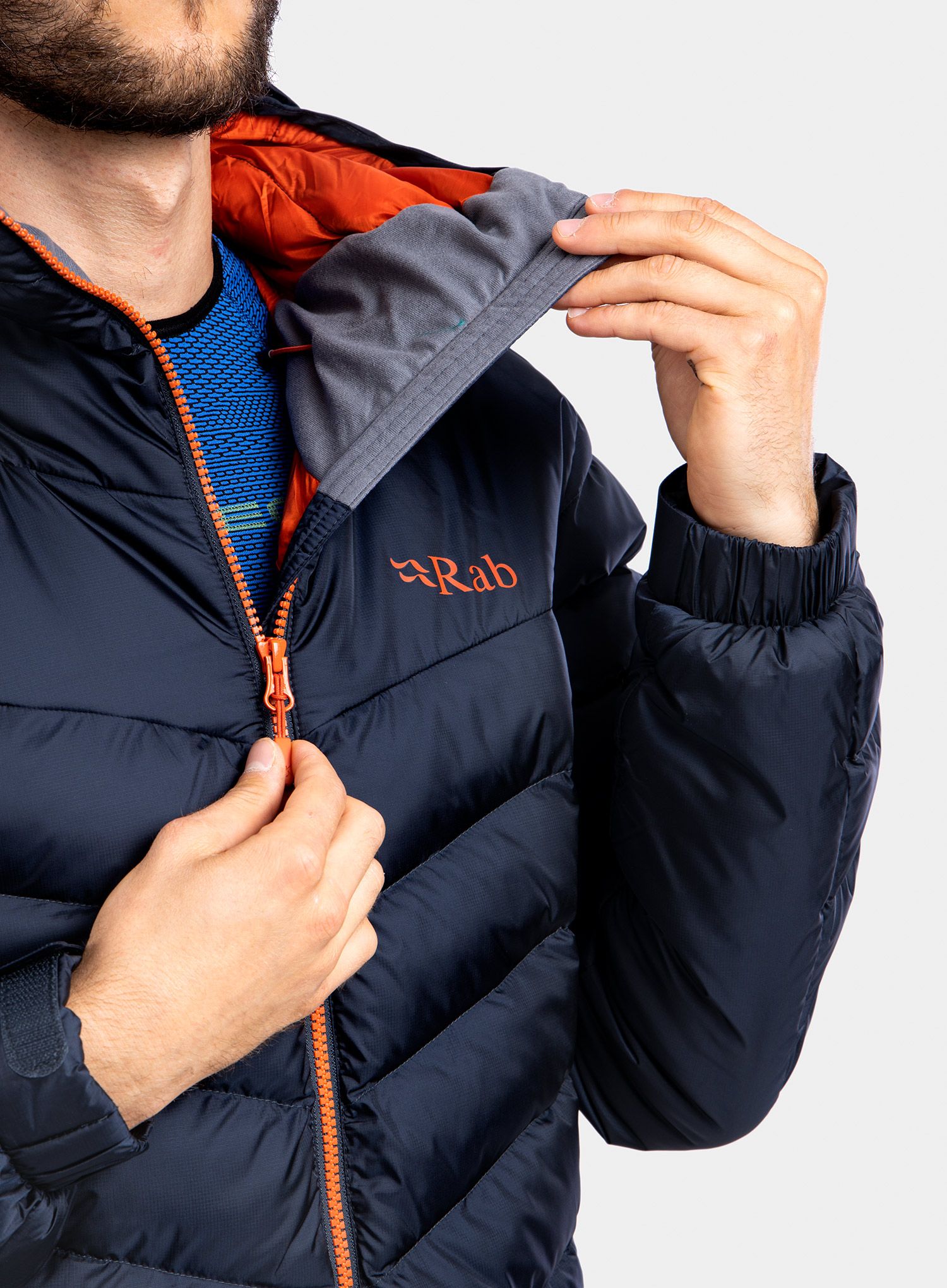 Moška jakna Rab Nebula Pro Jacket - beluga