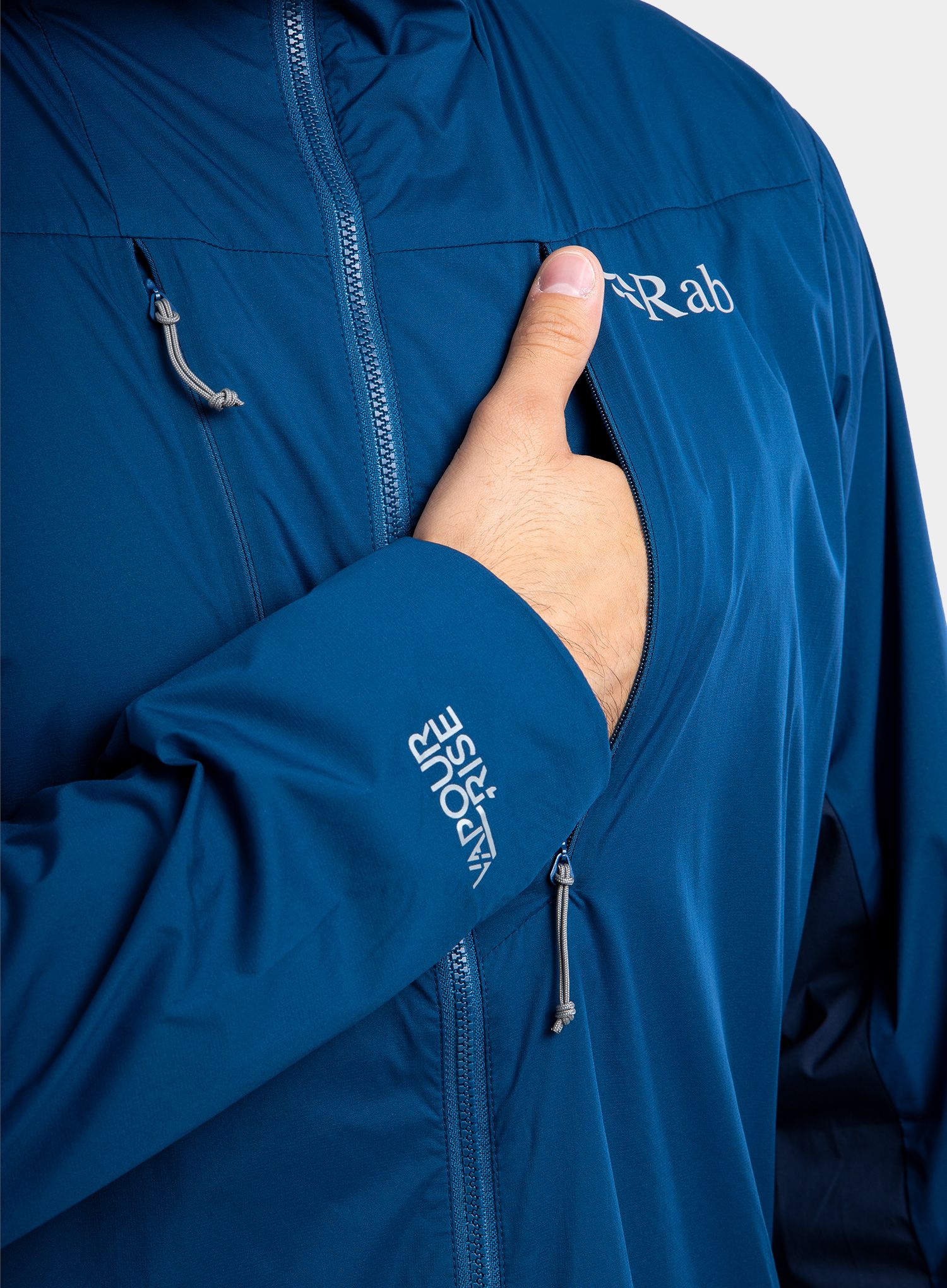 Softshell jakna Rab VR Alpine Light Jacket - deep ink/ink
