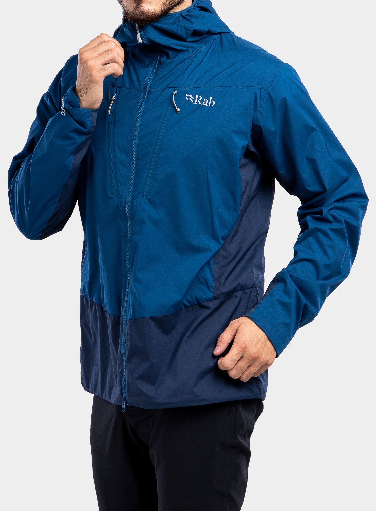 Softshell jakna Rab VR Alpine Light Jacket - deep ink/ink