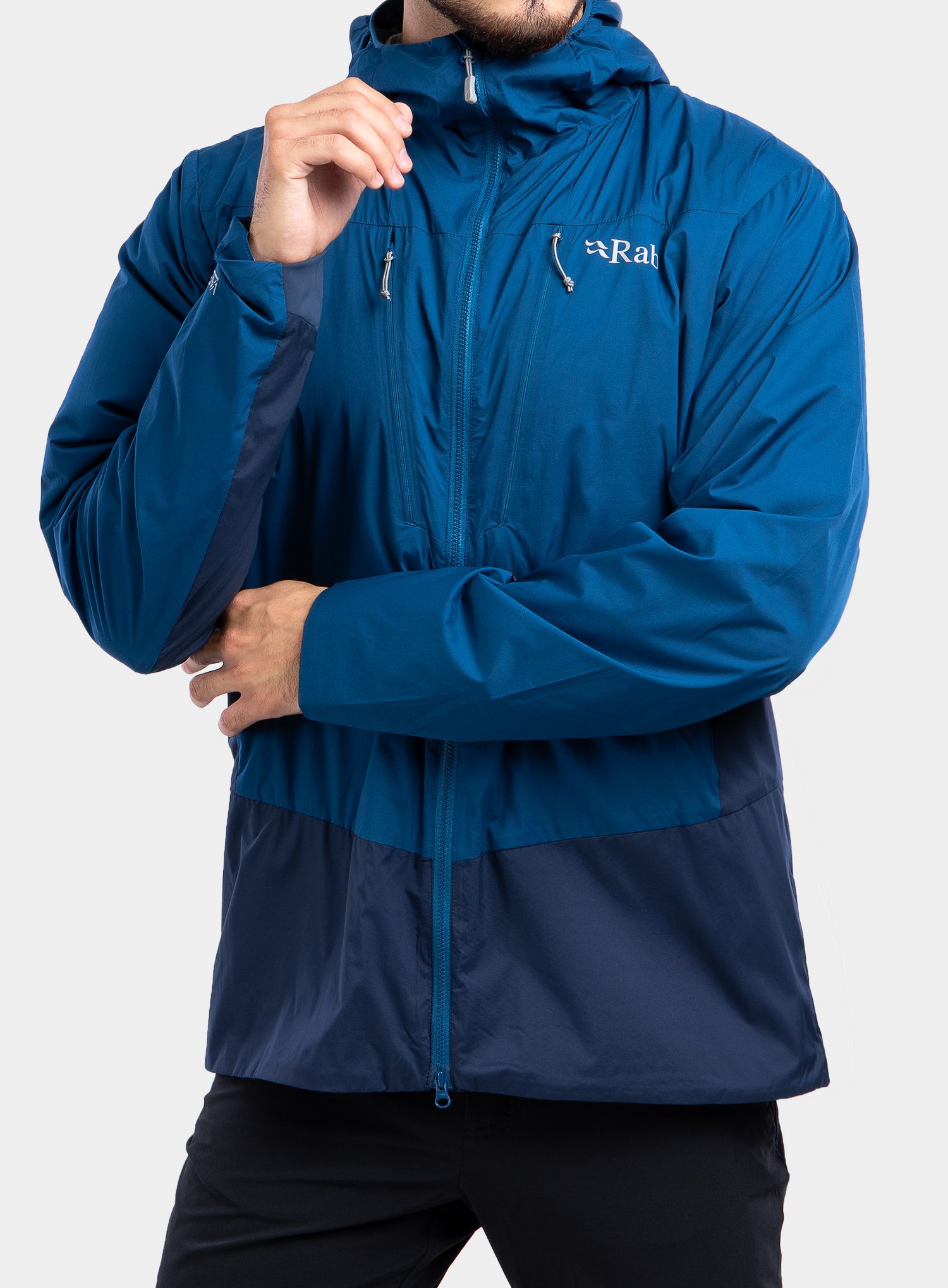 Softshell jakna Rab VR Alpine Light Jacket - deep ink/ink