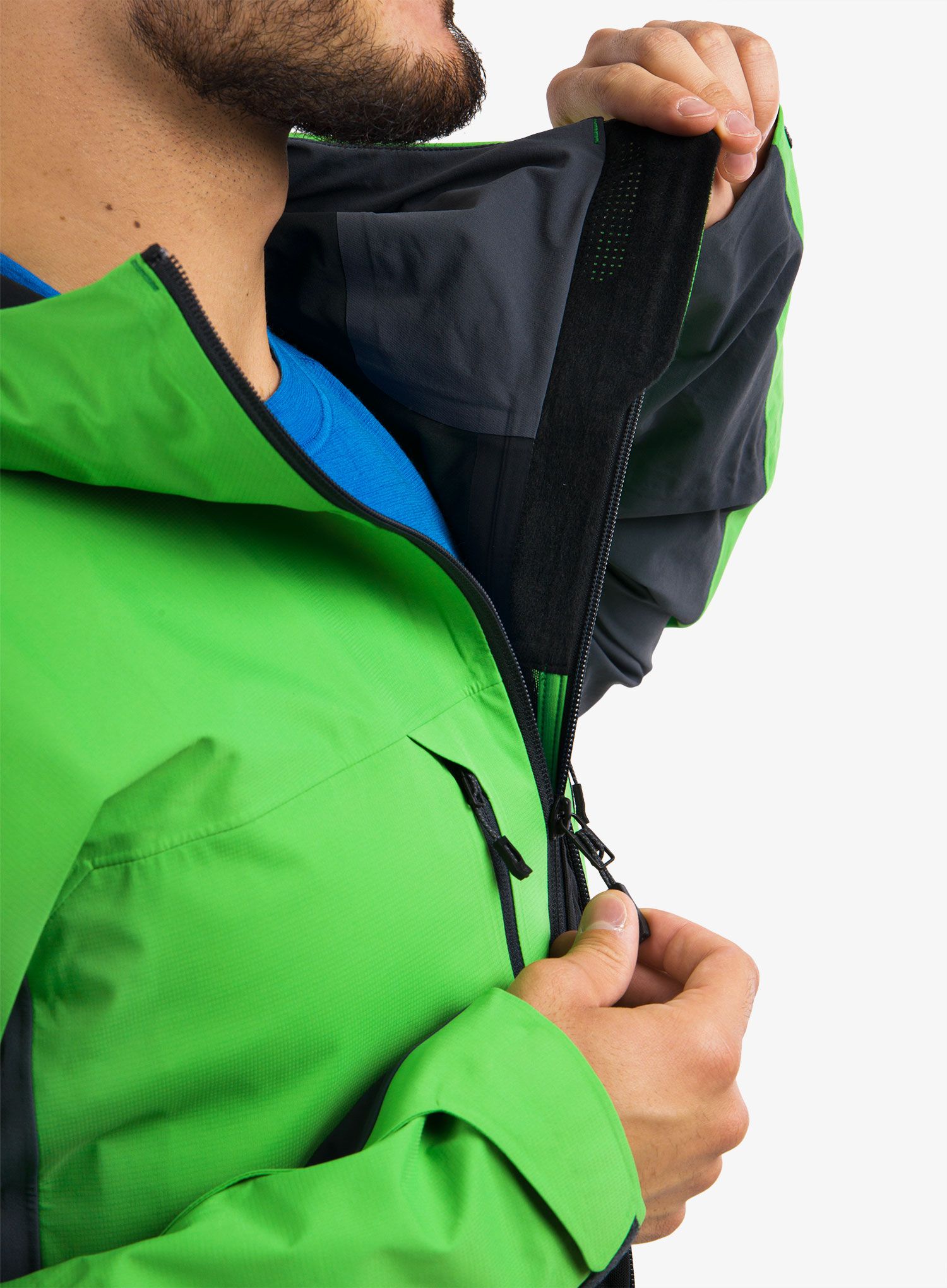 Moška smučarska jakna Black Diamond Dawn Patrol Hybrid Shell - vibrant green