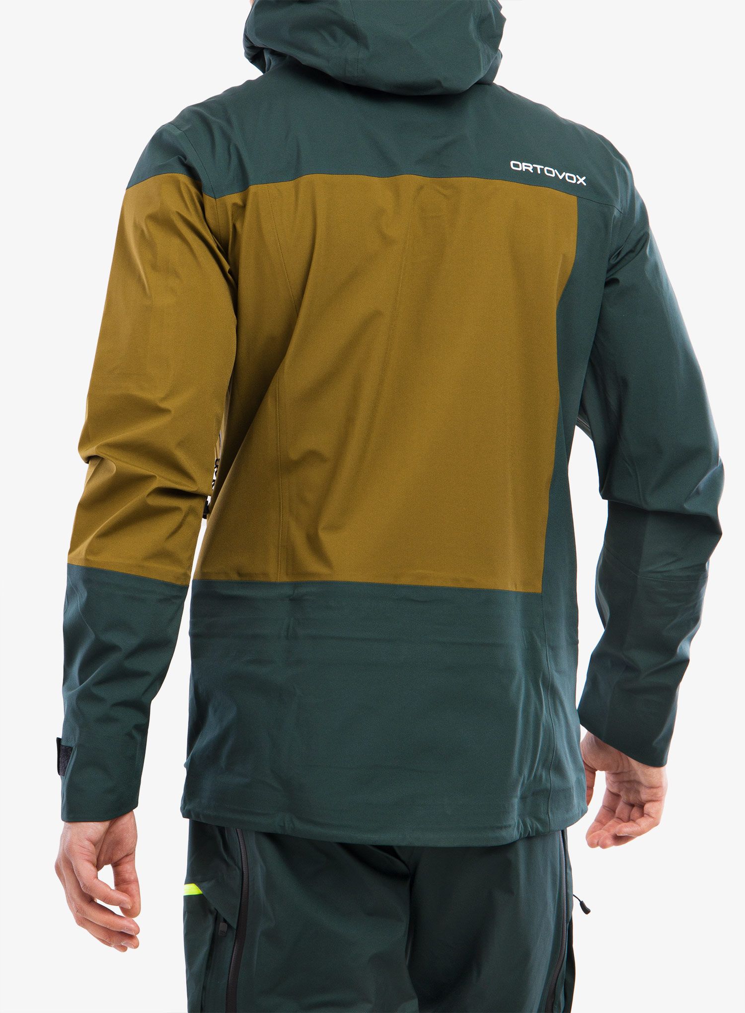 Moška smučarska jakna Ortovox 3l Deep Shell Jacket - green pine