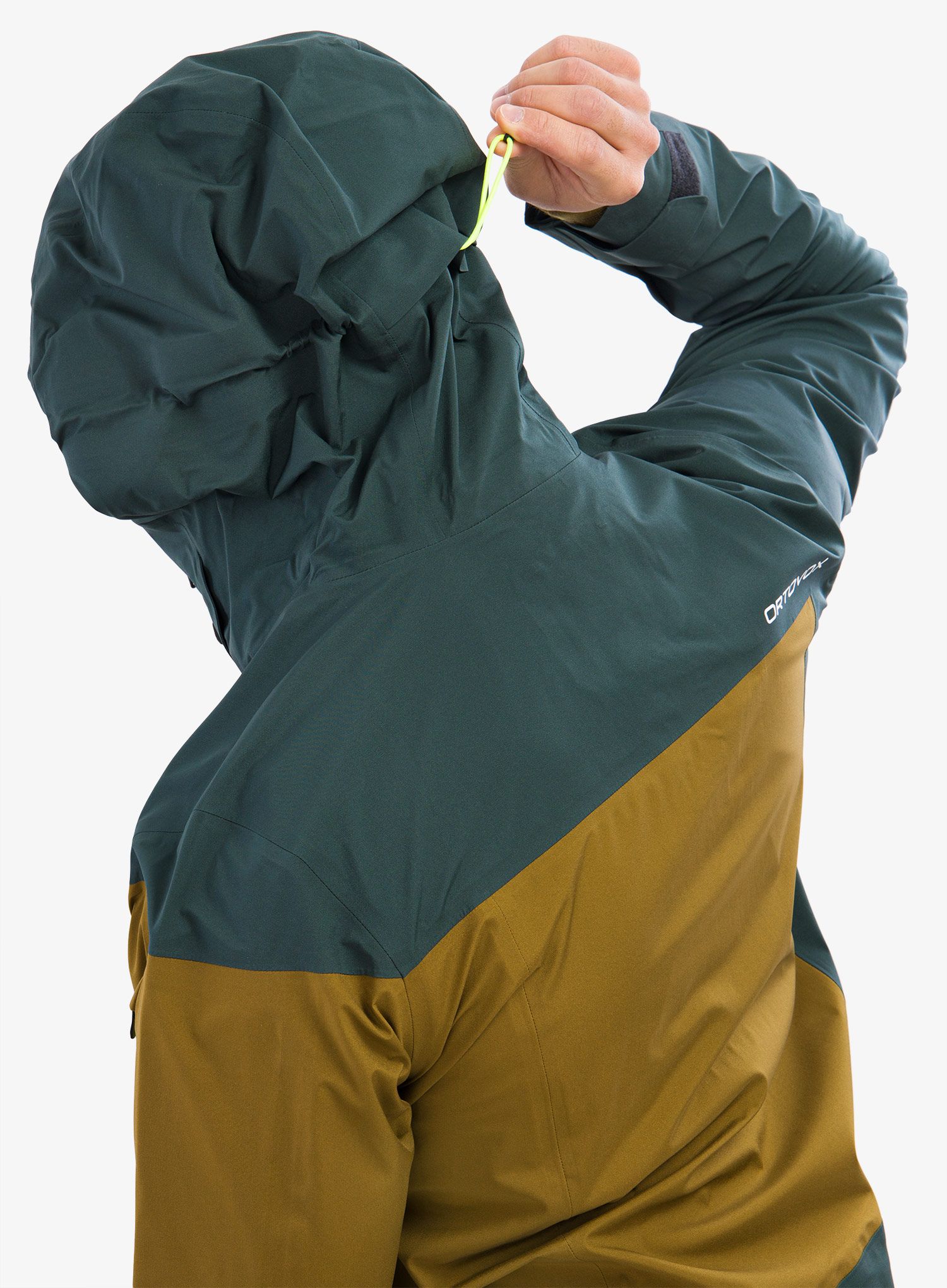 Moška smučarska jakna Ortovox 3l Deep Shell Jacket - green pine