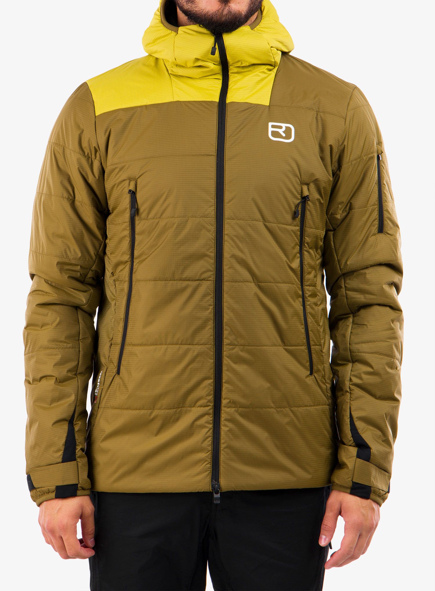 Smučarska jakna Ortovox Swisswool Zinal Jacket - green moss
