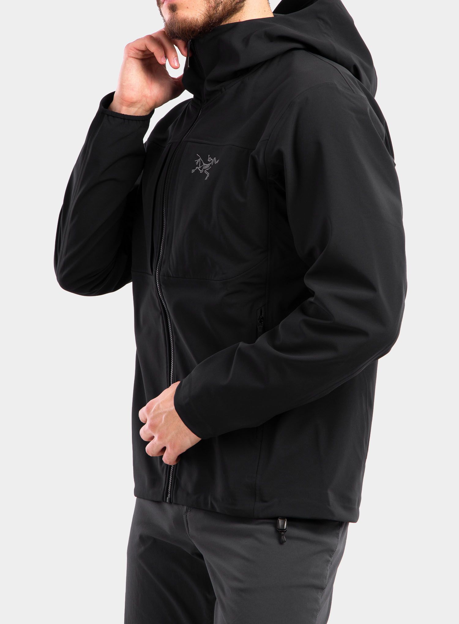 Softshell jakna Arcteryx Gamma MX Hoody - black