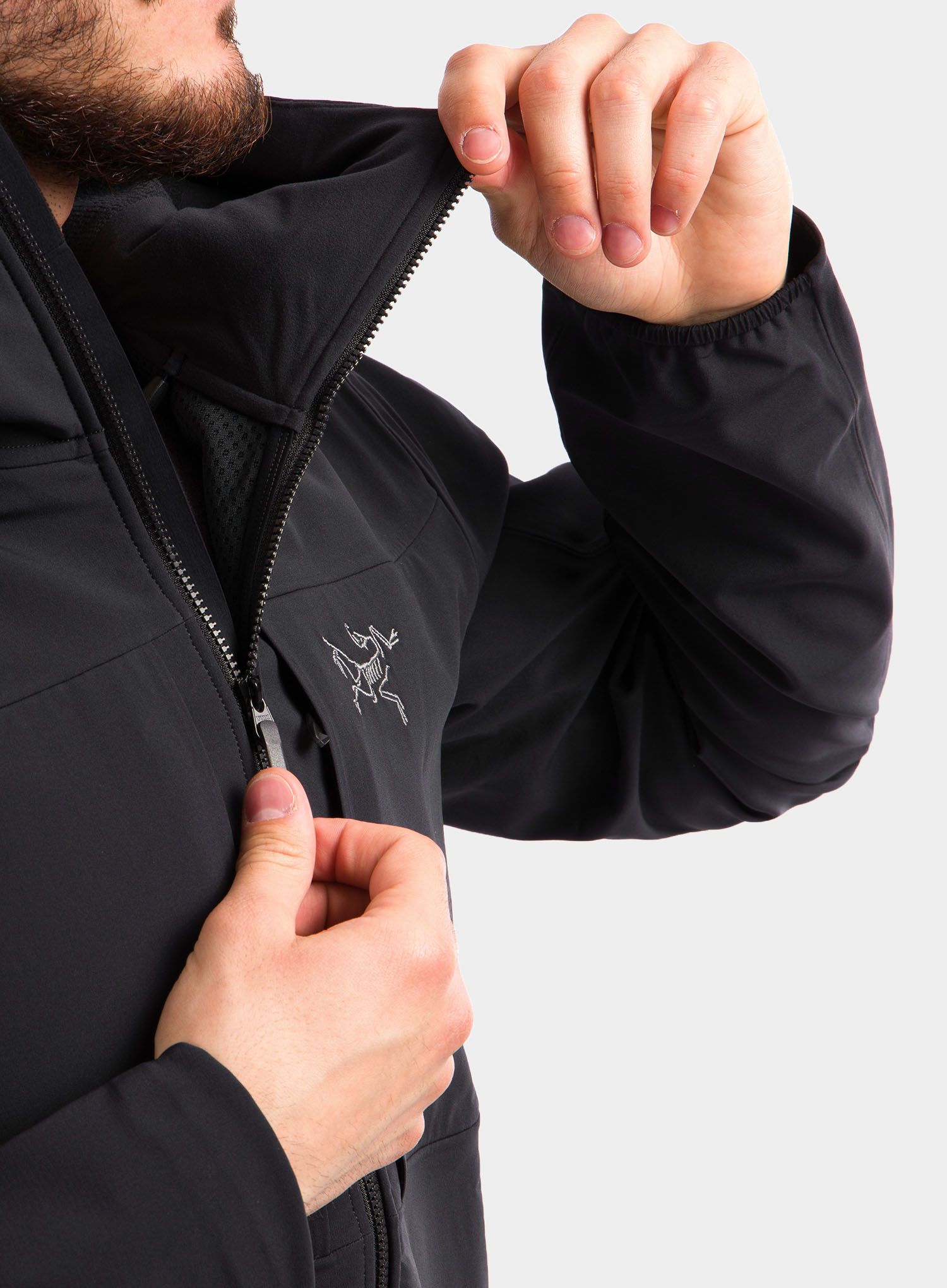Softshell jakna Arcteryx Gamma MX Hoody - black