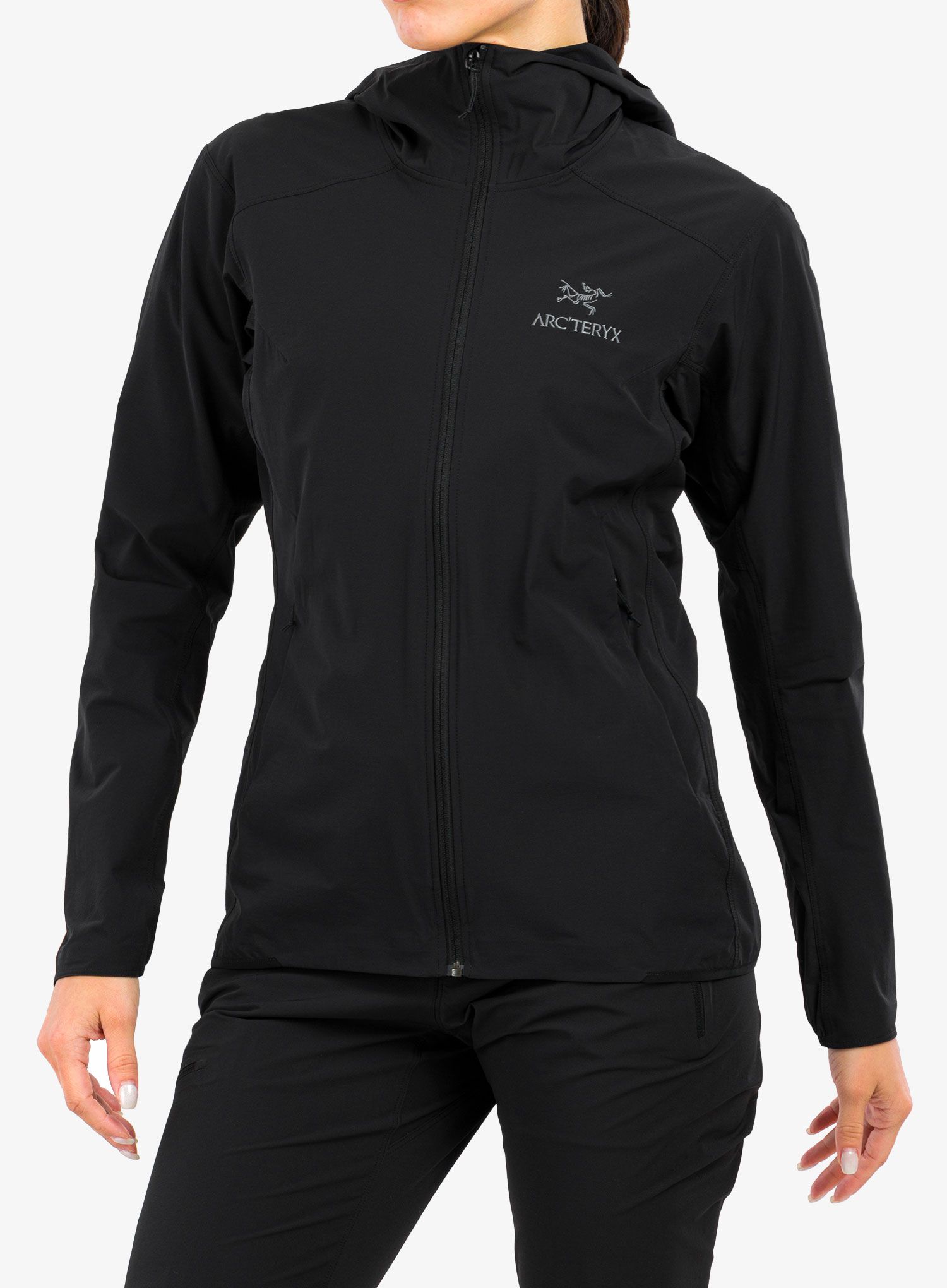 Ženska softshell jakna Arcteryx Gamma SL Hoody - black