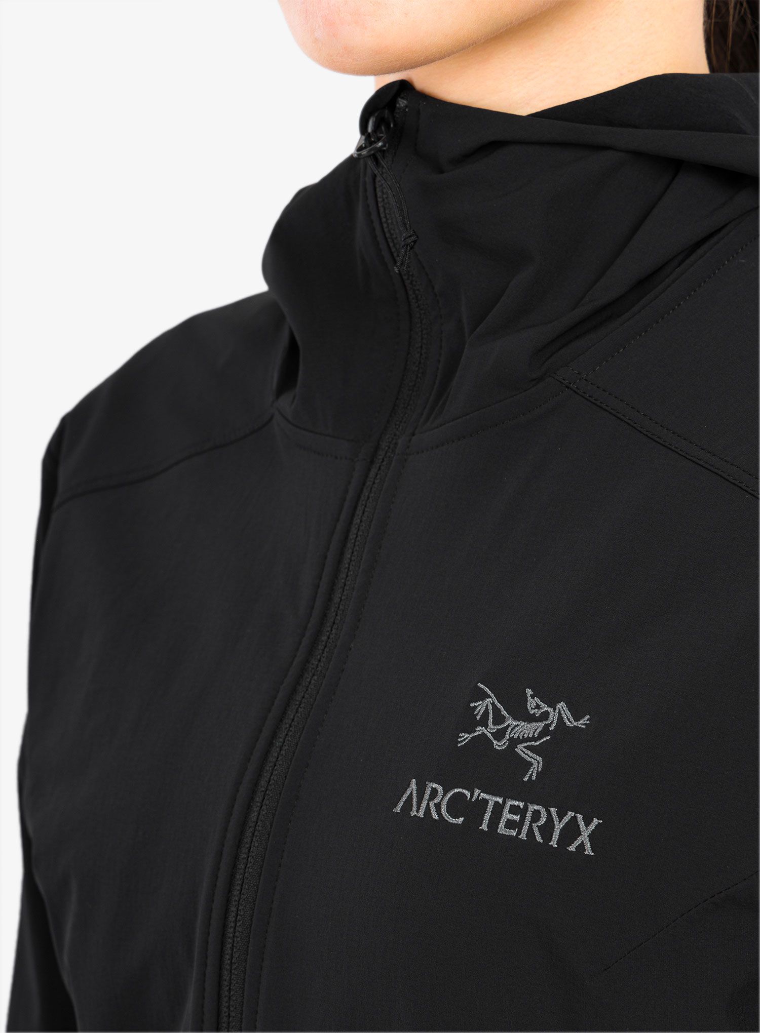 Ženska softshell jakna Arcteryx Gamma SL Hoody - black