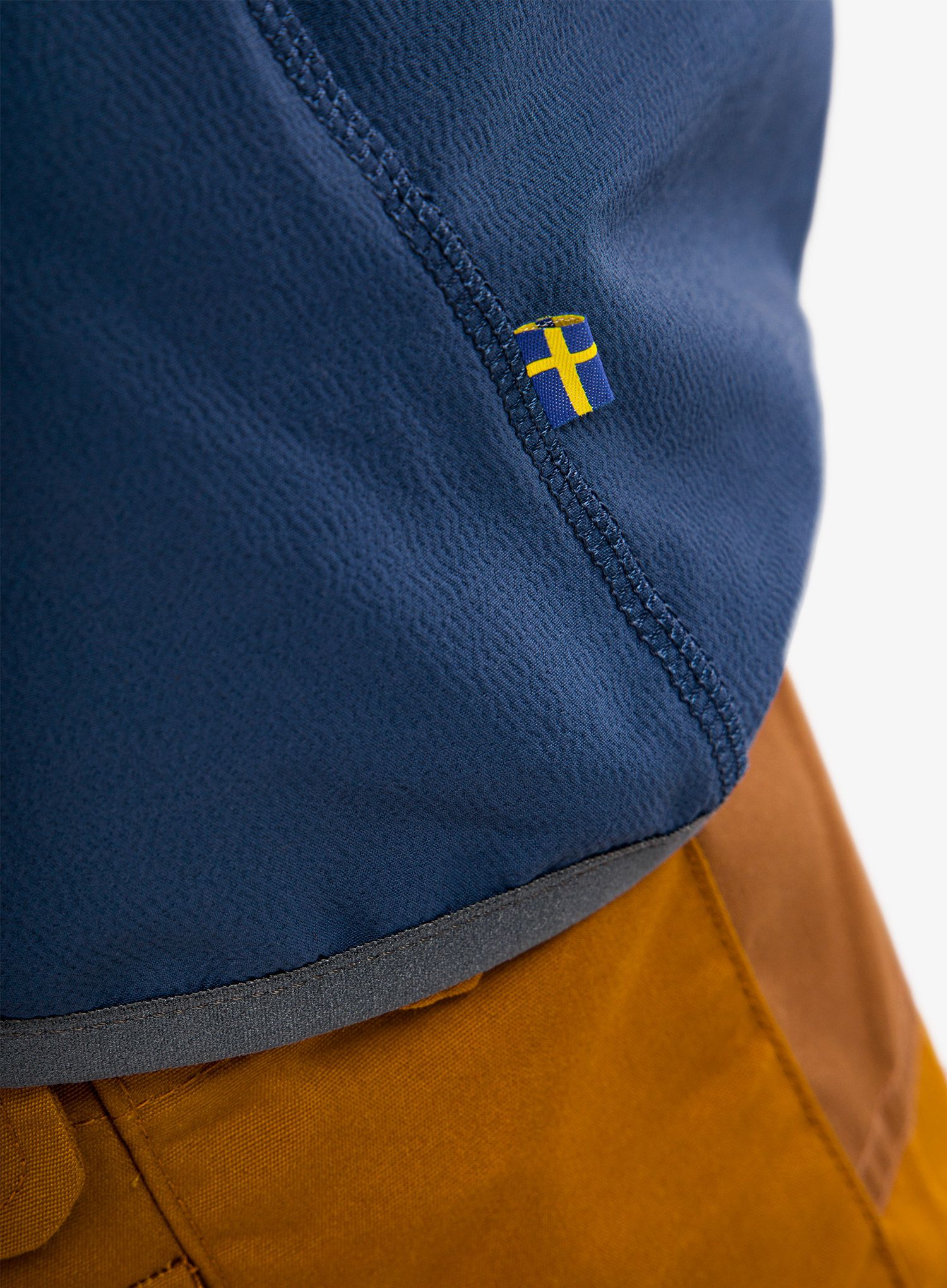 Softshell jakna Fjallraven Bergtagen Stretch Half Zip - mountain blue