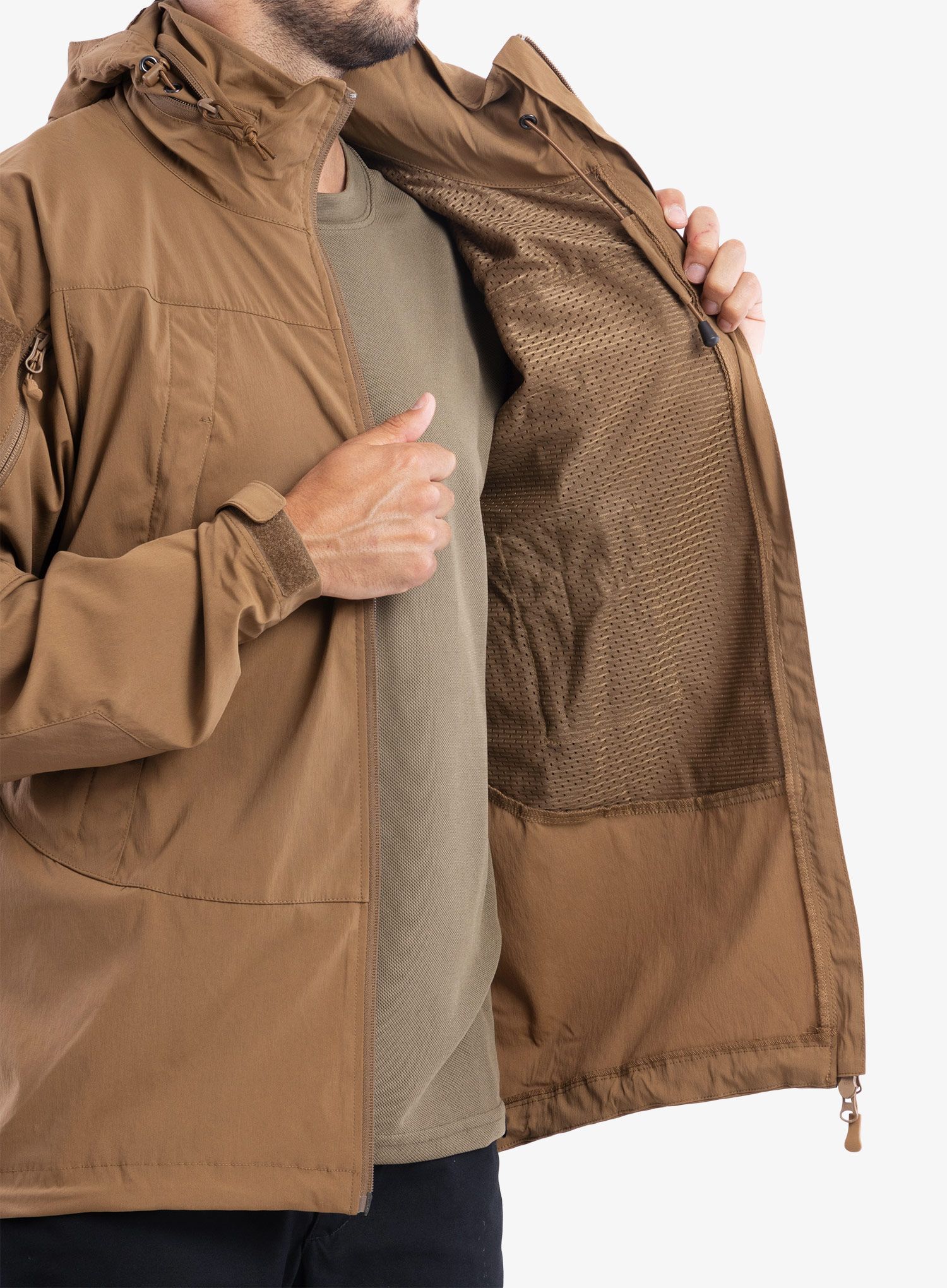 Softshell jakna Helikon-Tex Blizzard - StormStretch - mud browm