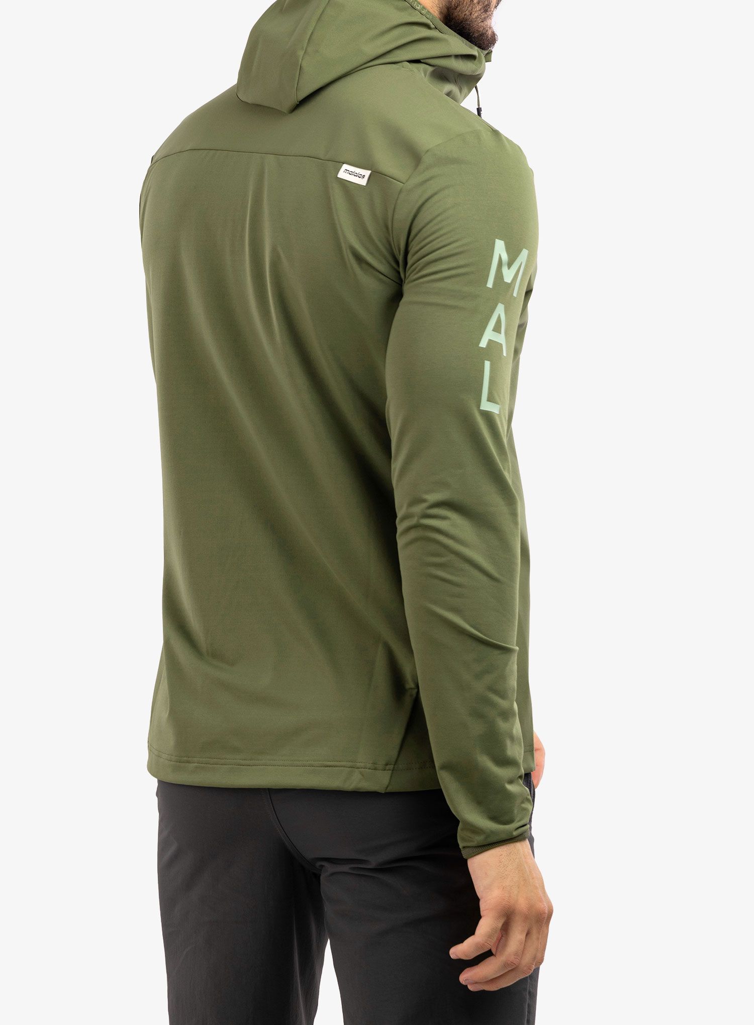 Softshell jakna Maloja Beifuss - moss
