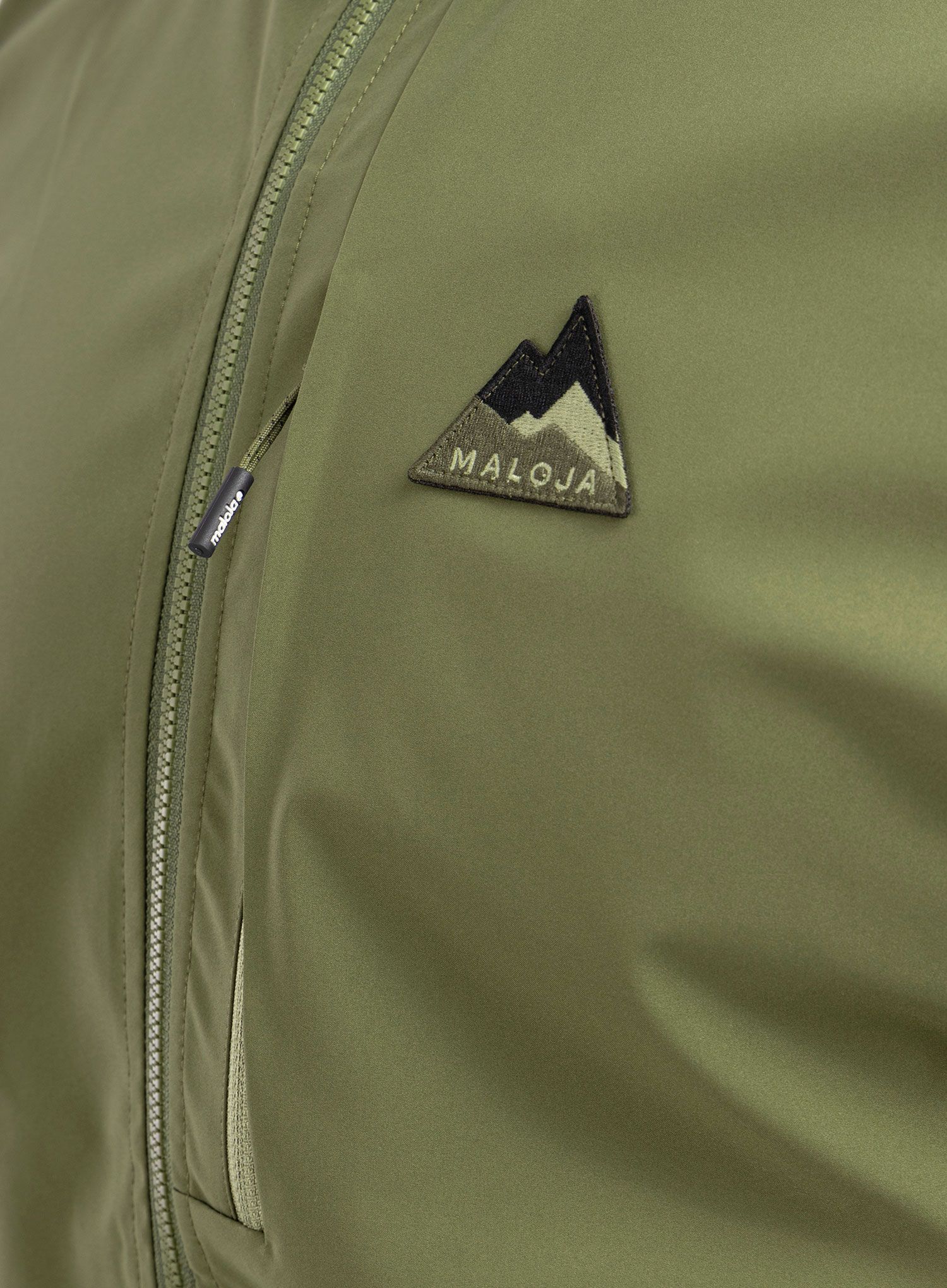 Softshell jakna Maloja Beifuss - moss
