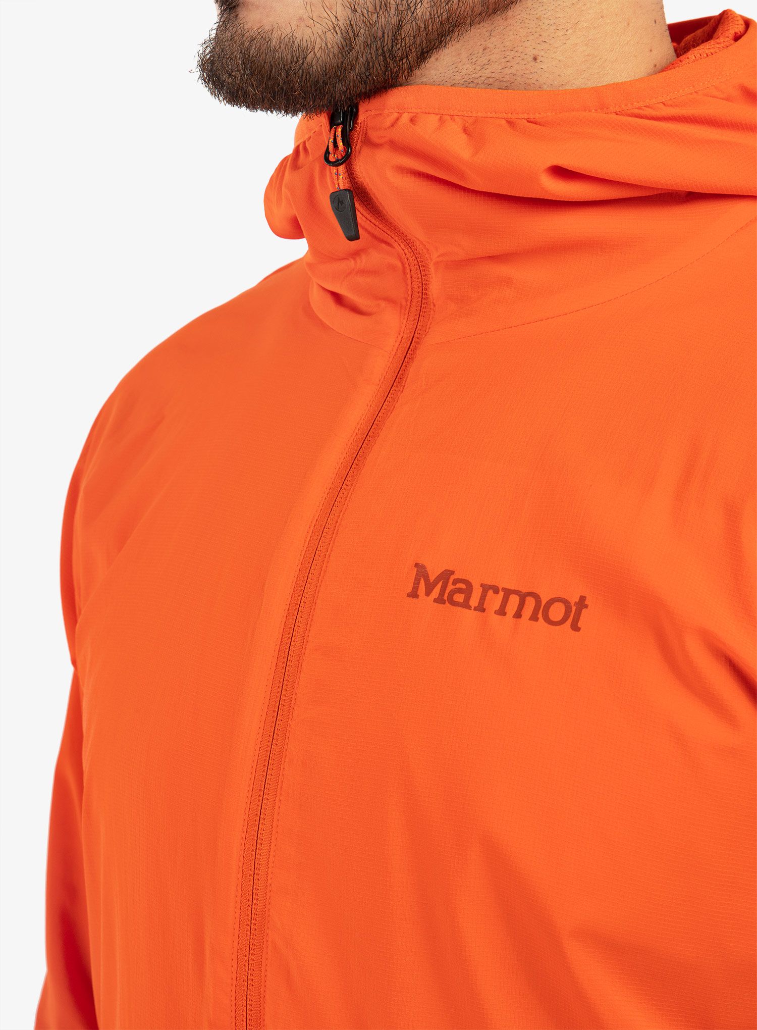 Softshell jakna Marmot Alt HB Hoody - red sun