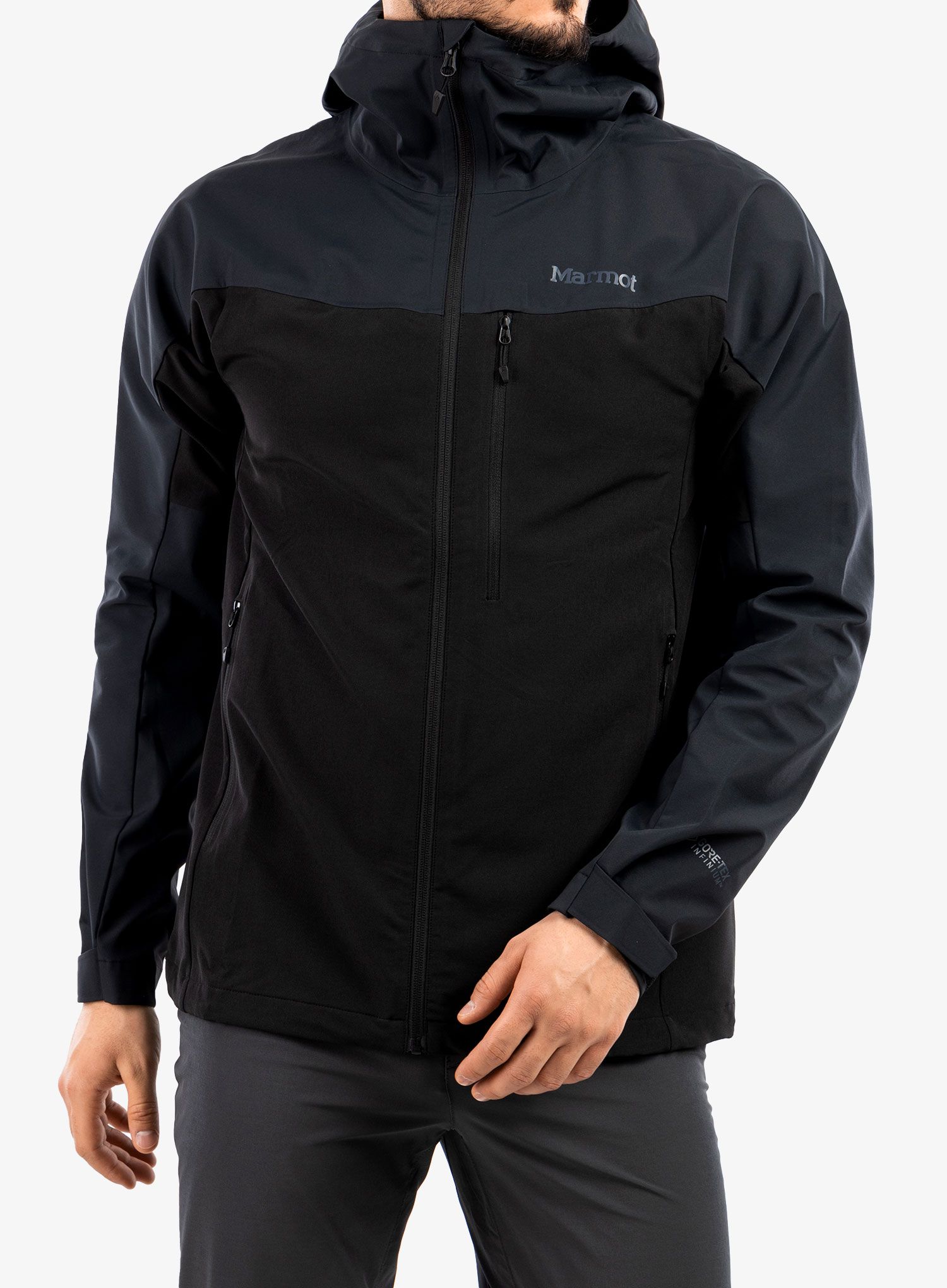 Softshell jakna Marmot ROM Hoody - black