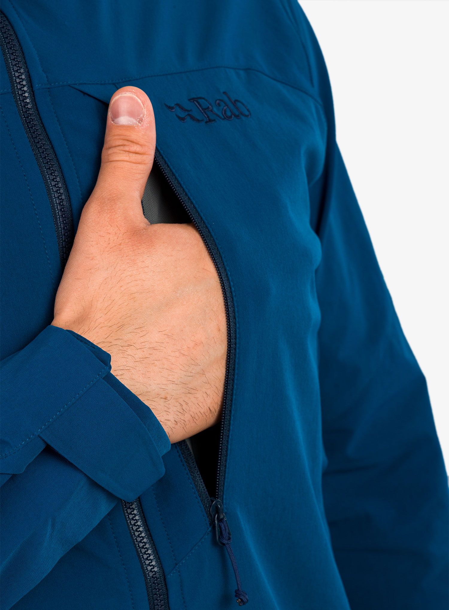 Softshell jakna Rab Torque Jacket - inky