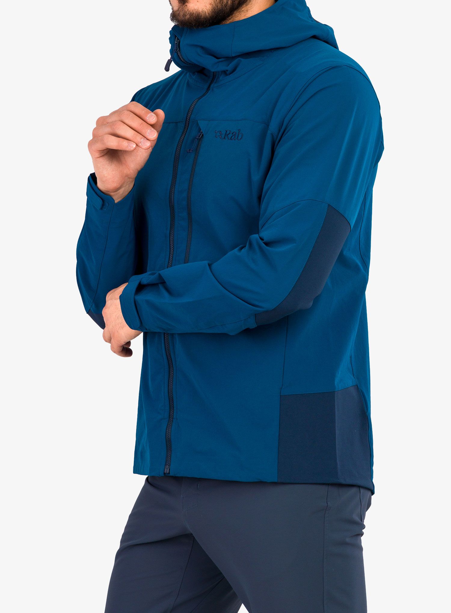 Softshell jakna Rab Torque Jacket - inky