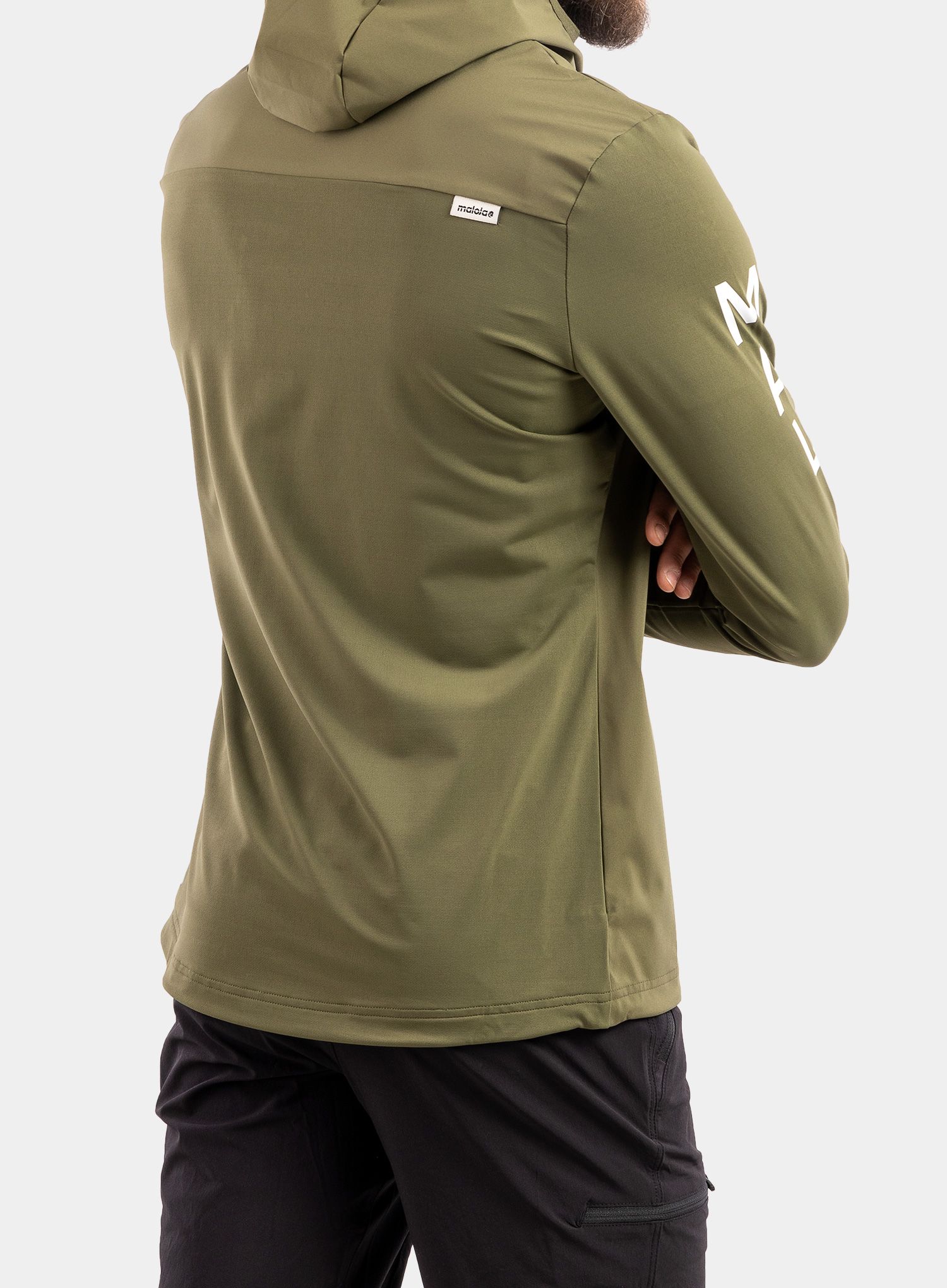 Softshell jakna Maloja Beifuss - moss/moss