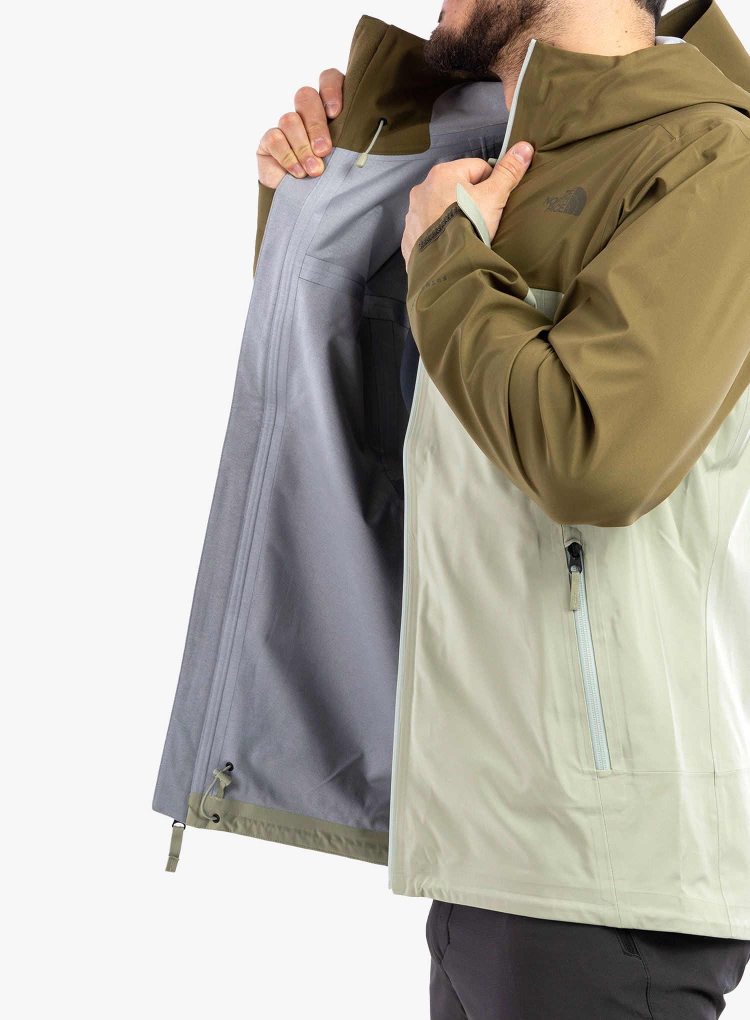 Moška jakna The North Face Dryzzle Flex FUTURELIGHT Jacket - military olive/tea green