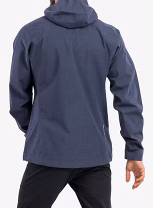 Hardshell jakna Salewa Fanes Wool PTX Jacket - premium navy melange