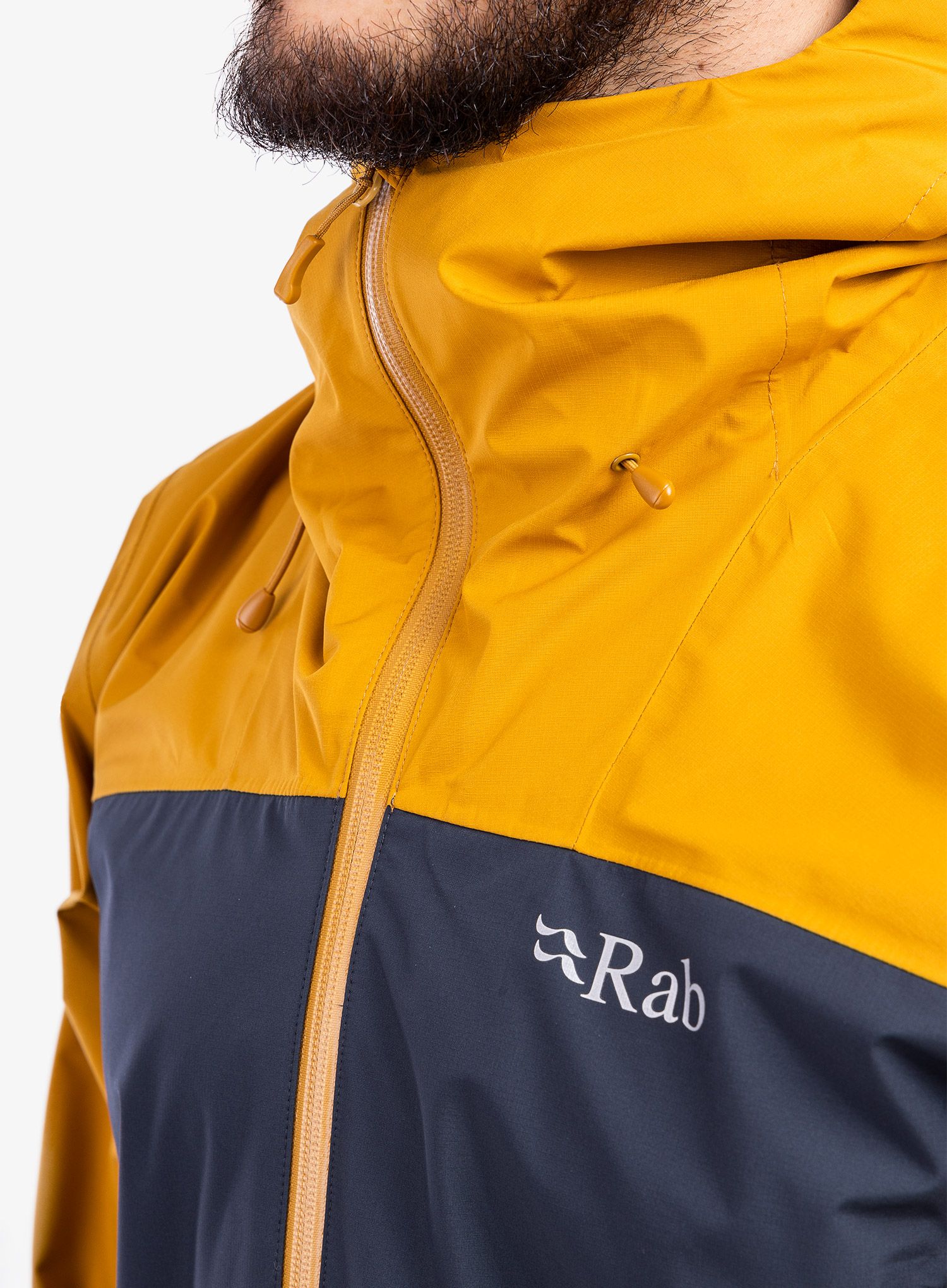 Hardshell jakna Rab Arc Eco Jacket - dark butternut/beluga