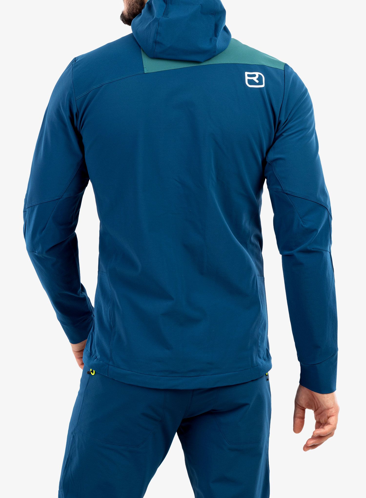Moška jakna Ortovox Pala Hooded Jacket - petrol blue