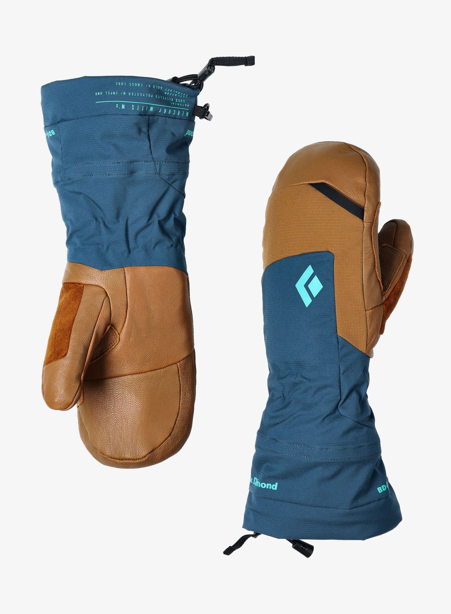 Ženski palčniki Black Diamond Mercury Mitts - azurite