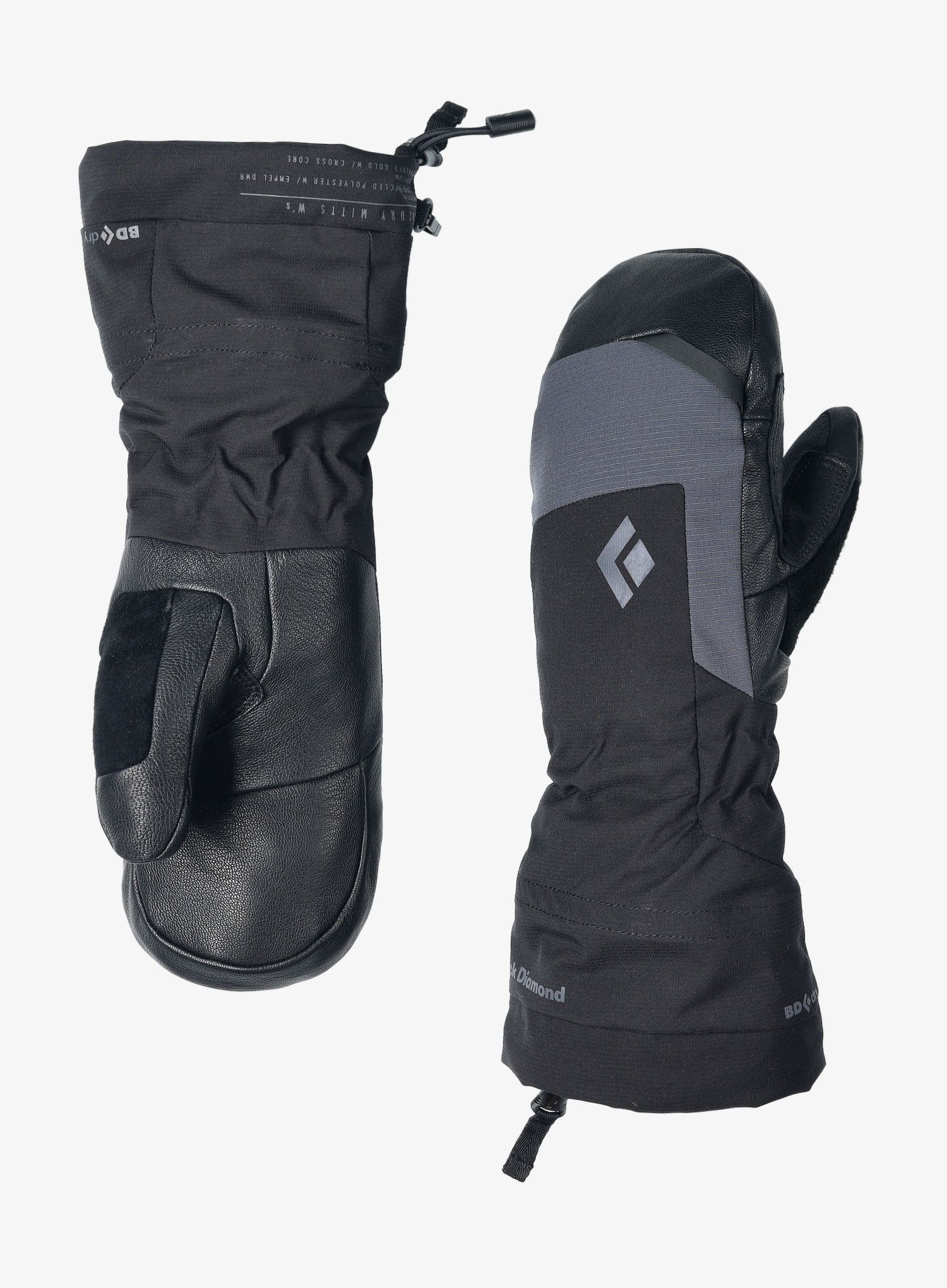 Ženski palčniki Black Diamond Mercury Mitts - black/black