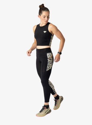 Ženske tekaške pajkice Dynafit Trail 7/8 Tights - black out/overcast