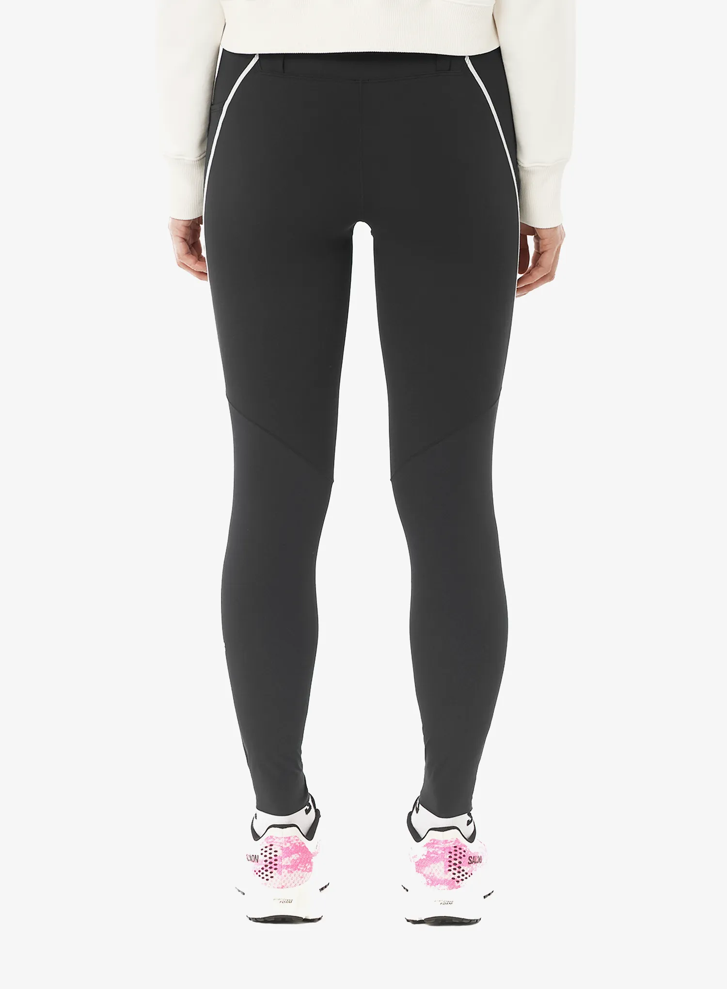 Ženske tekaške pajkice Salomon Sense Stow Tights - deep black
