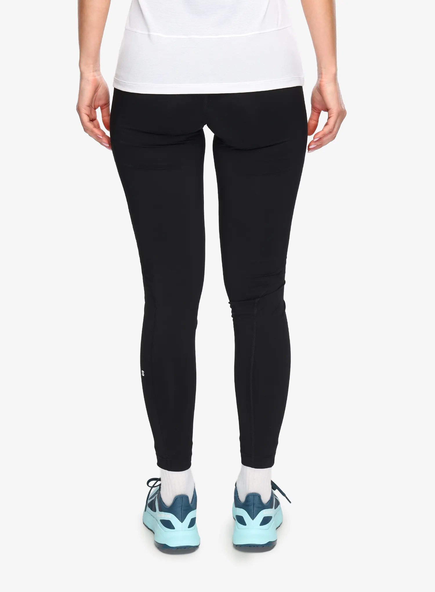 Ženske tekaške pajkice Salomon Shkout Core Warm Tights - deep black