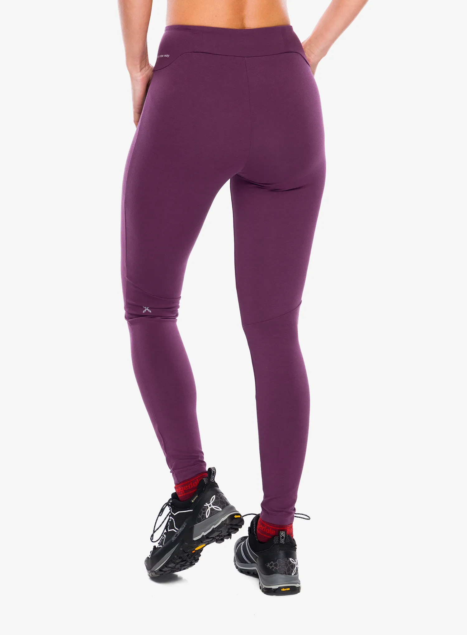 Ženske pajkice Montura Shiva Tights - wine red