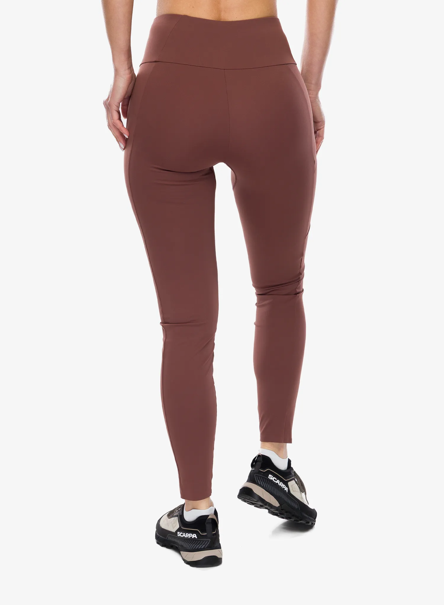 Ženske pajkice Ortovox All mountain Tights - chestnut