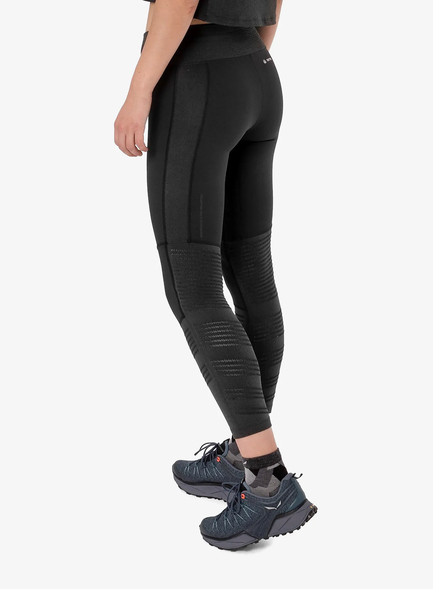 Ženske pohodniške hlače Salewa Pedroc Dry Resp Hybrid Tights - black out