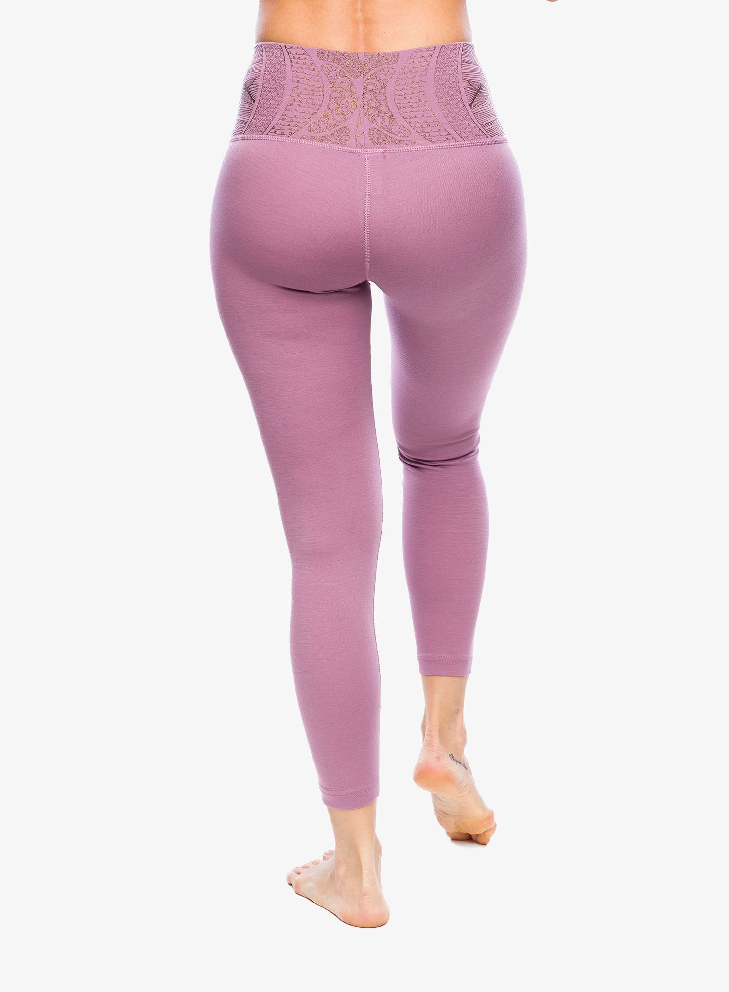 Ženske pajkice Super.natural Arabesque Tights - orchid/copper