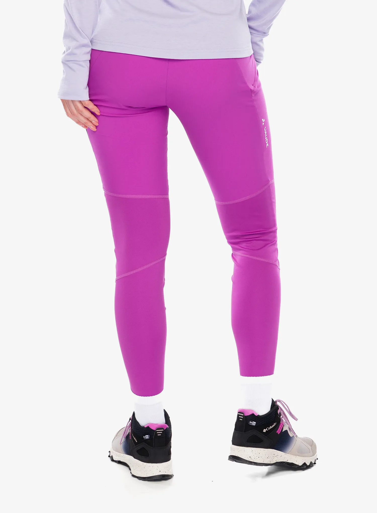 Ženske pajkice Vaude Scopi Tights II - magenta