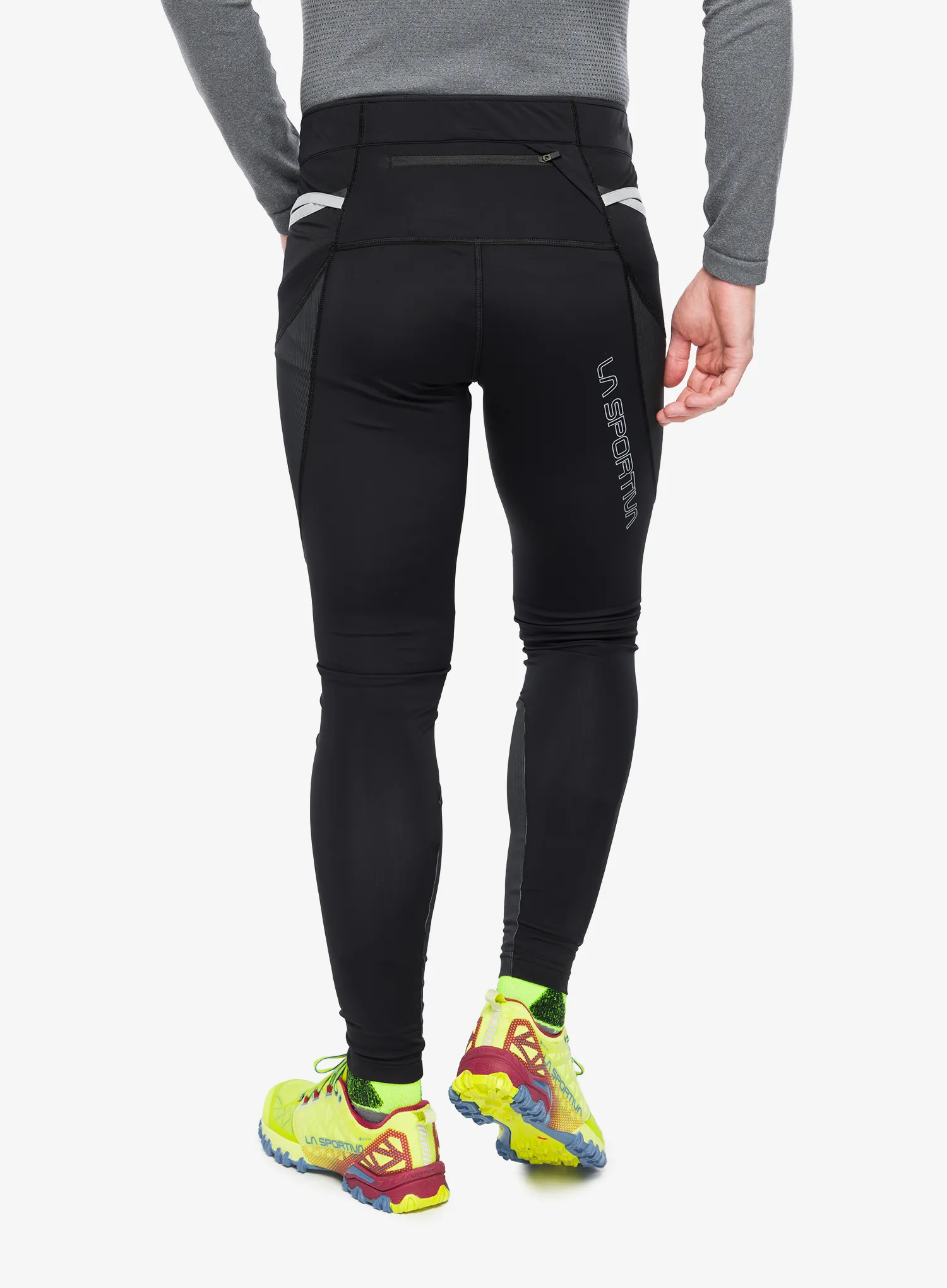 Tekaške pajkice La Sportiva Triumph Tight Pant - black/cloud