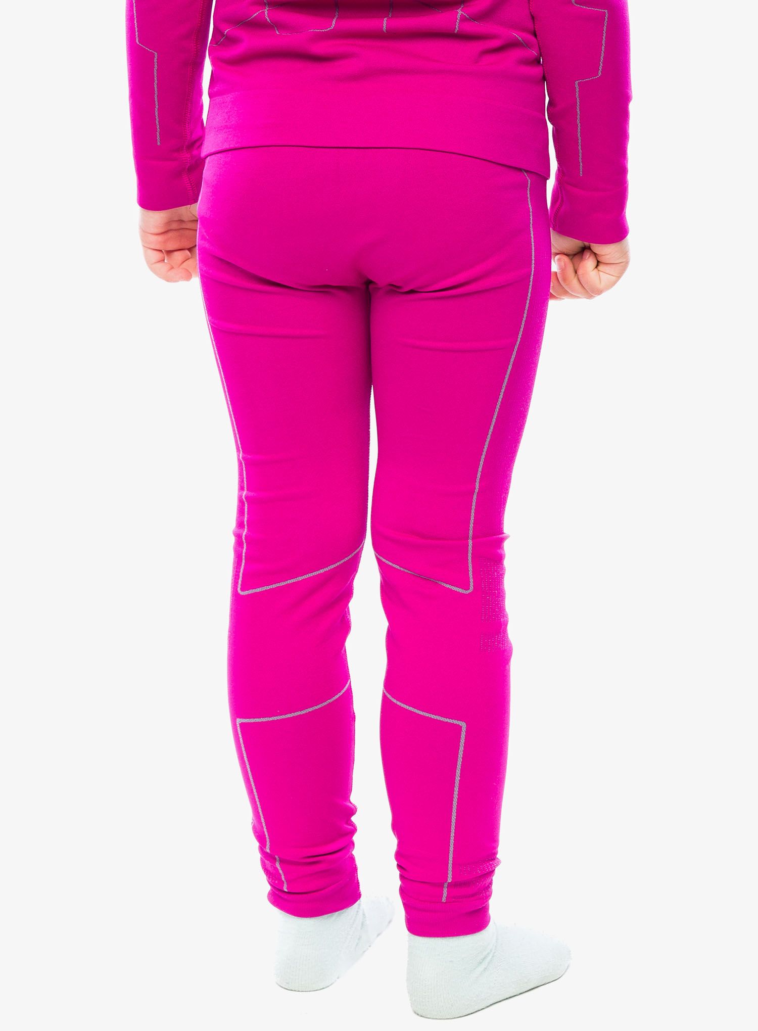 Otroške gamaše Brubeck Thermo Kids - fuchsia/grey
