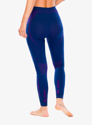 Ženske termo pajkice Brubeck Dry Pants - denim/violet