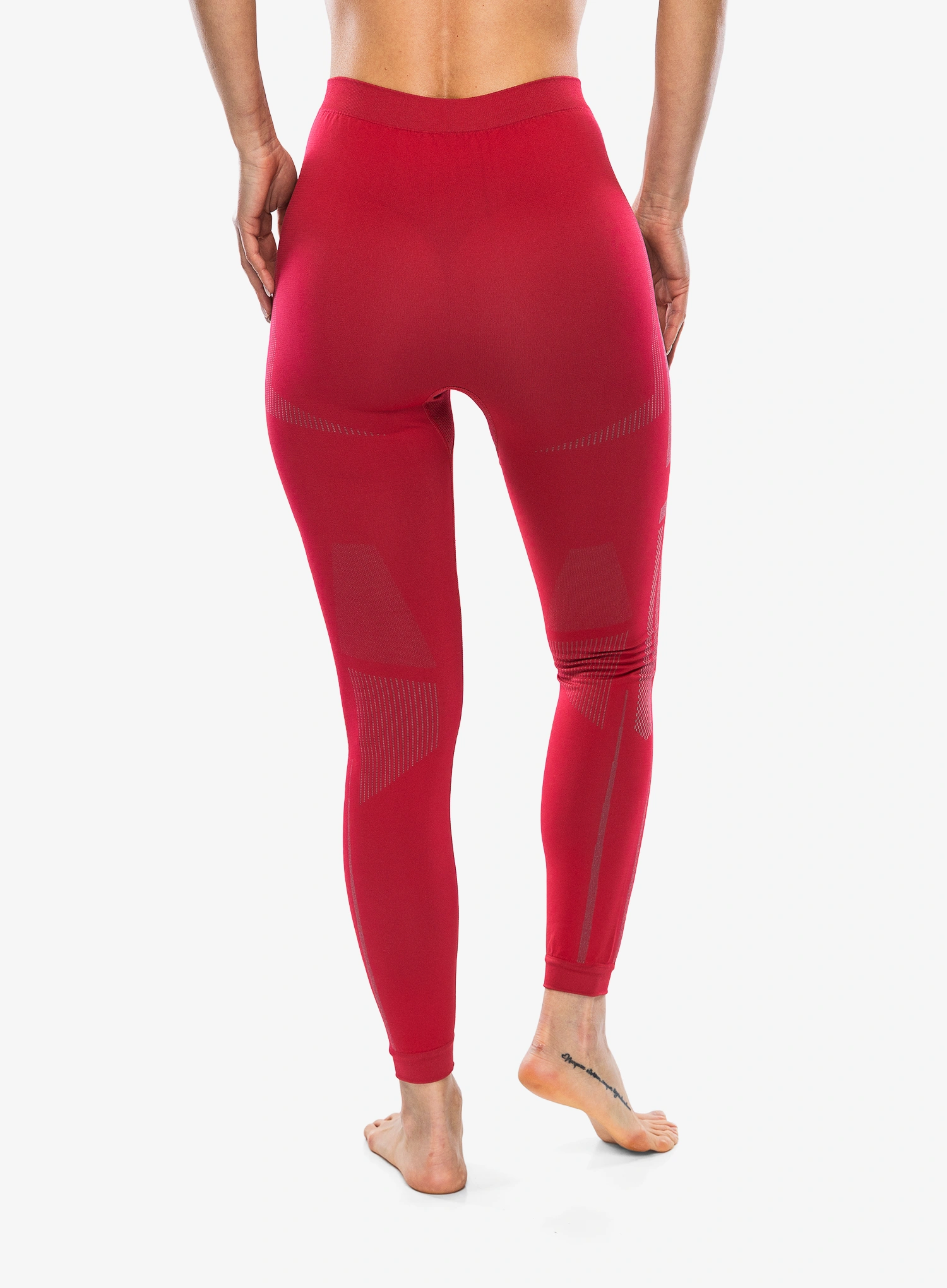 Ženske termo pajkice Brubeck Dry  - raspberry/grey