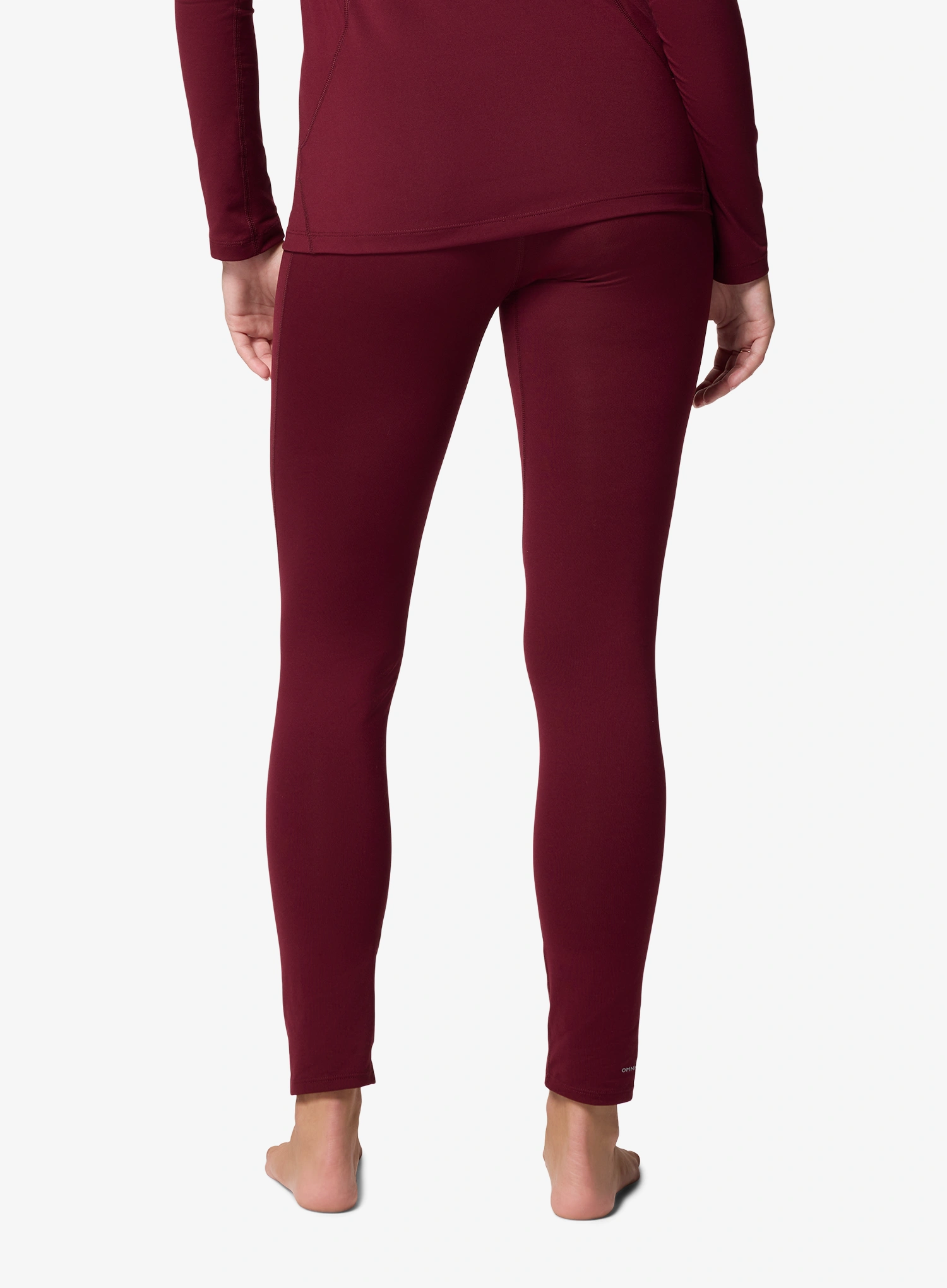 Ženske termo pajkice Columbia Midweight Stretch Tight - rich wine