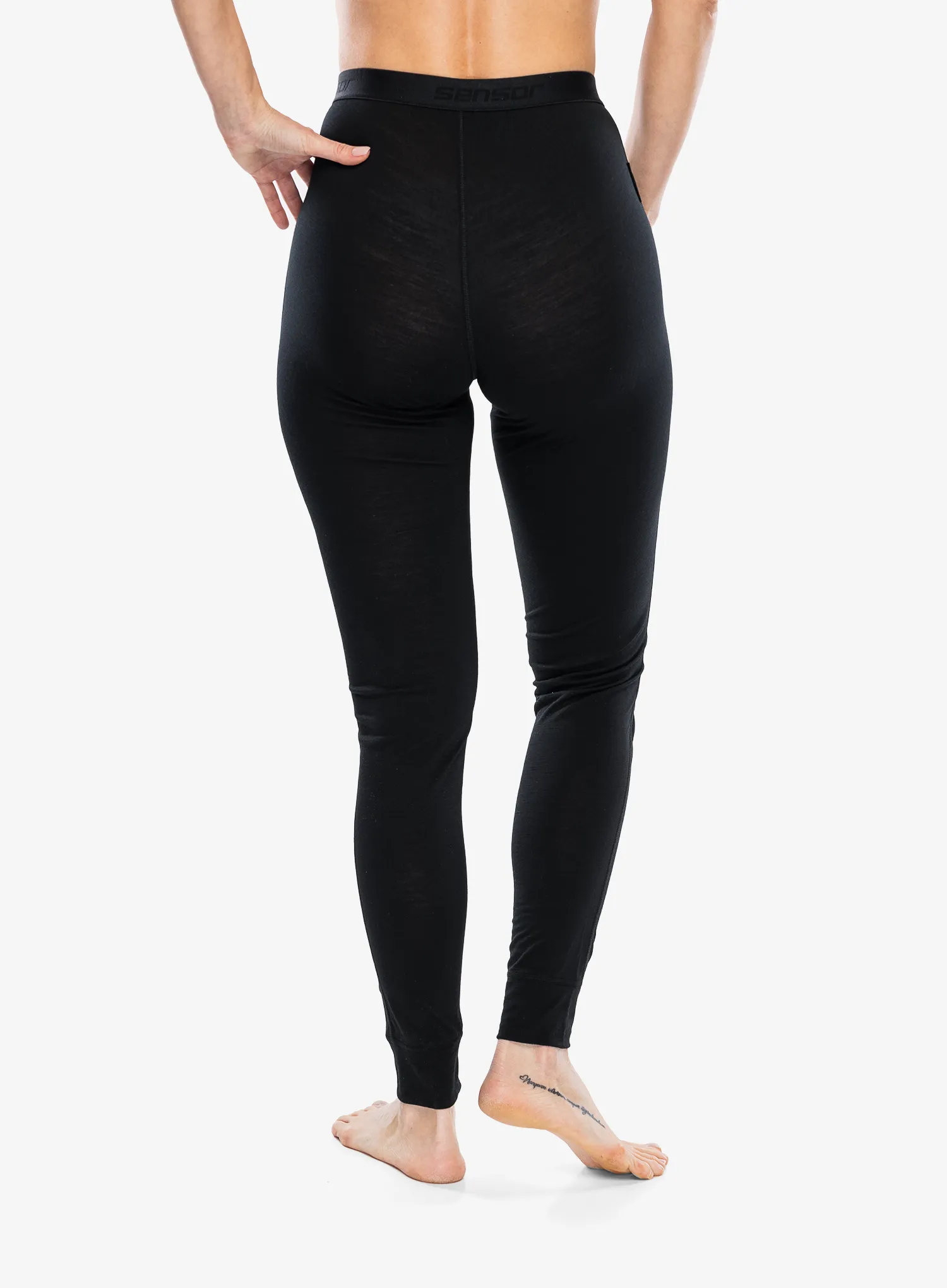 Ženske termo pajkice Sensor Merino Active Underpants - black