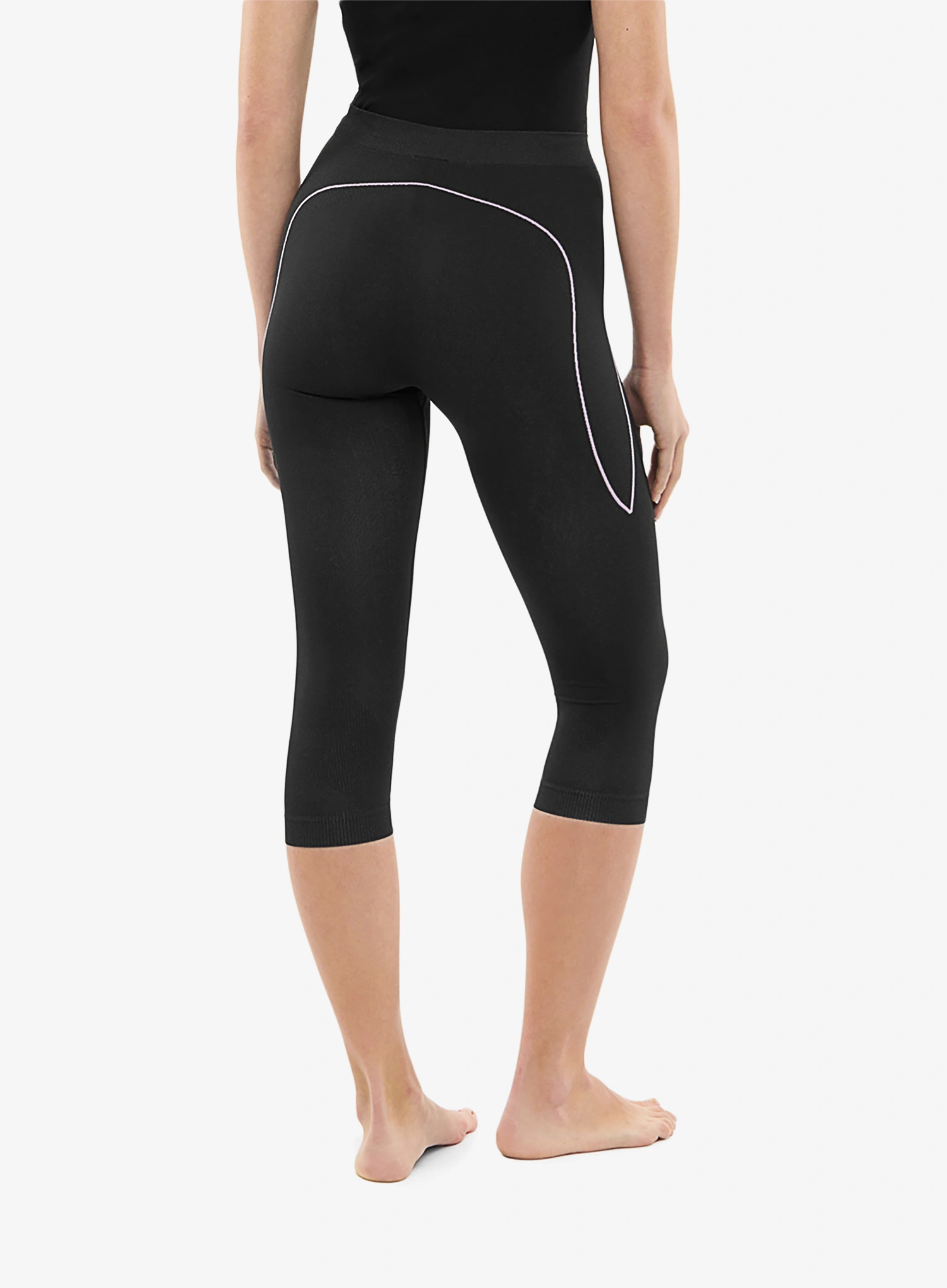 Ženske termo pajkice Viking Base Layer Etna 2.0 3/4 Pants - black/purple